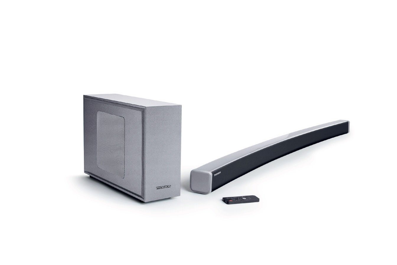 Thomson SBC255BT Soundbar (200 W, mit kabelgebundenem Subwoofer)
