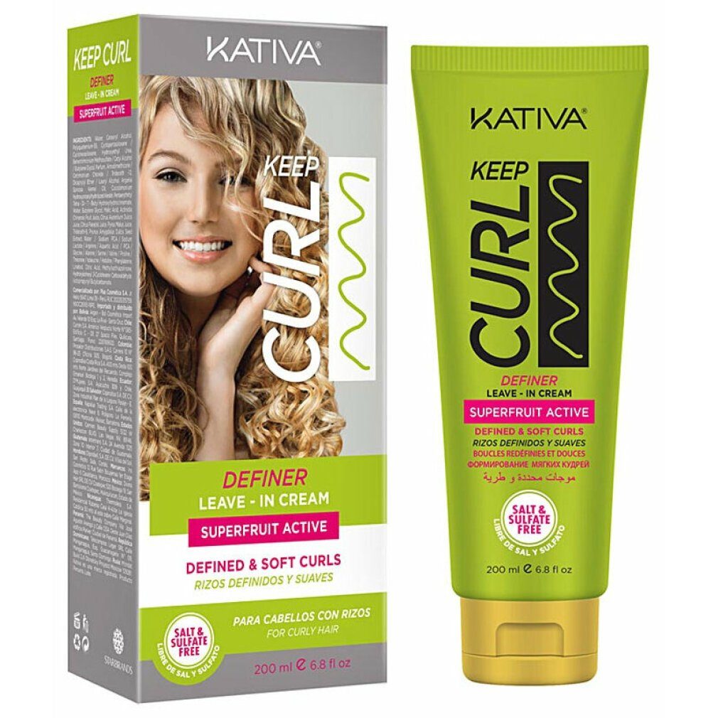 Kativa Leave-in Pflege Kativa Keep Curl Definer Leave-in Creme 200 ml