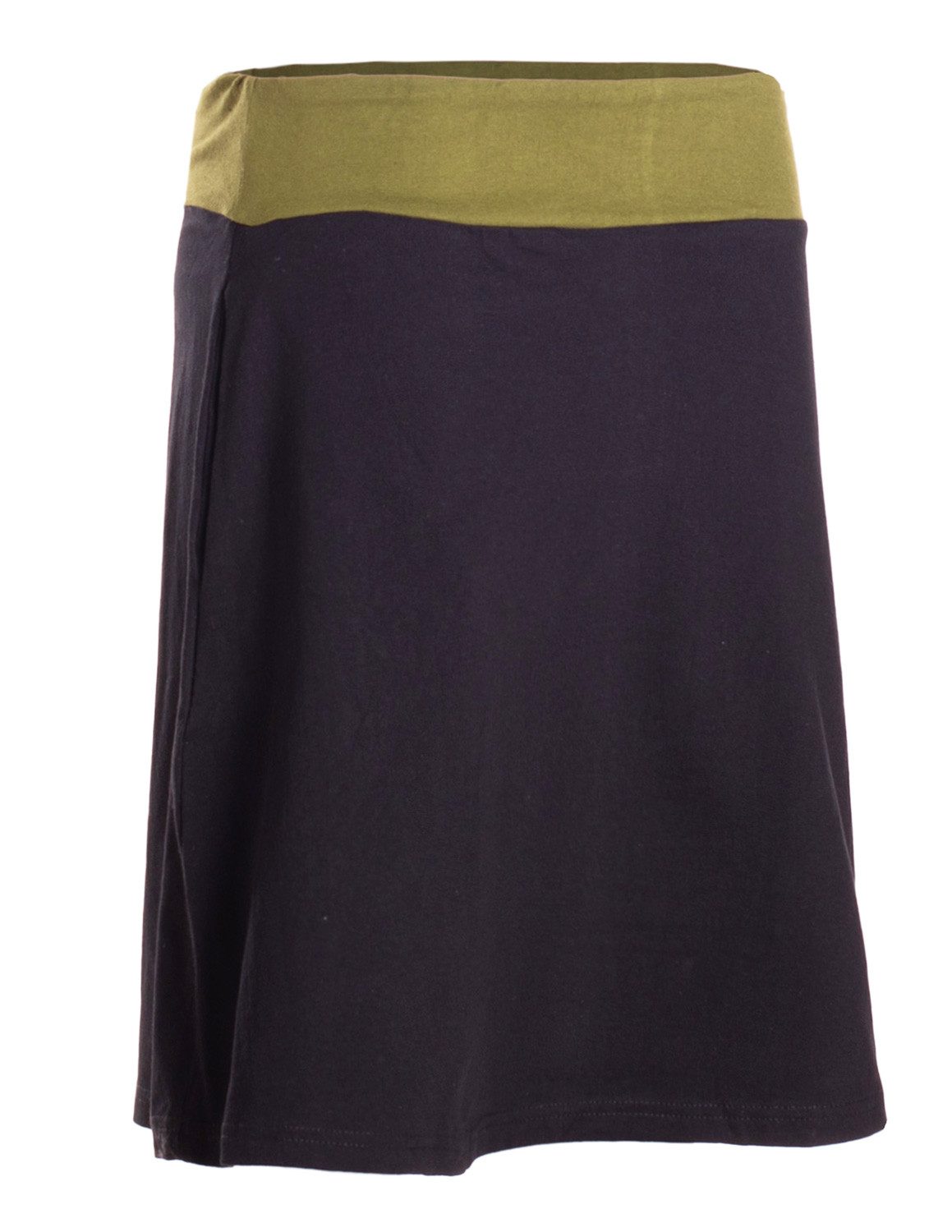 Vishes Jerseyrock Damen Mini-Rock Baumwolle elastischer Bund mit Kordel-Zug günstig online kaufen