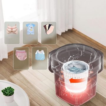 AKKEE Wäscheschleuder Mini Waschmaschine Faltbare, geeignet für Unterwäsche, Socken und Kinderkleidung