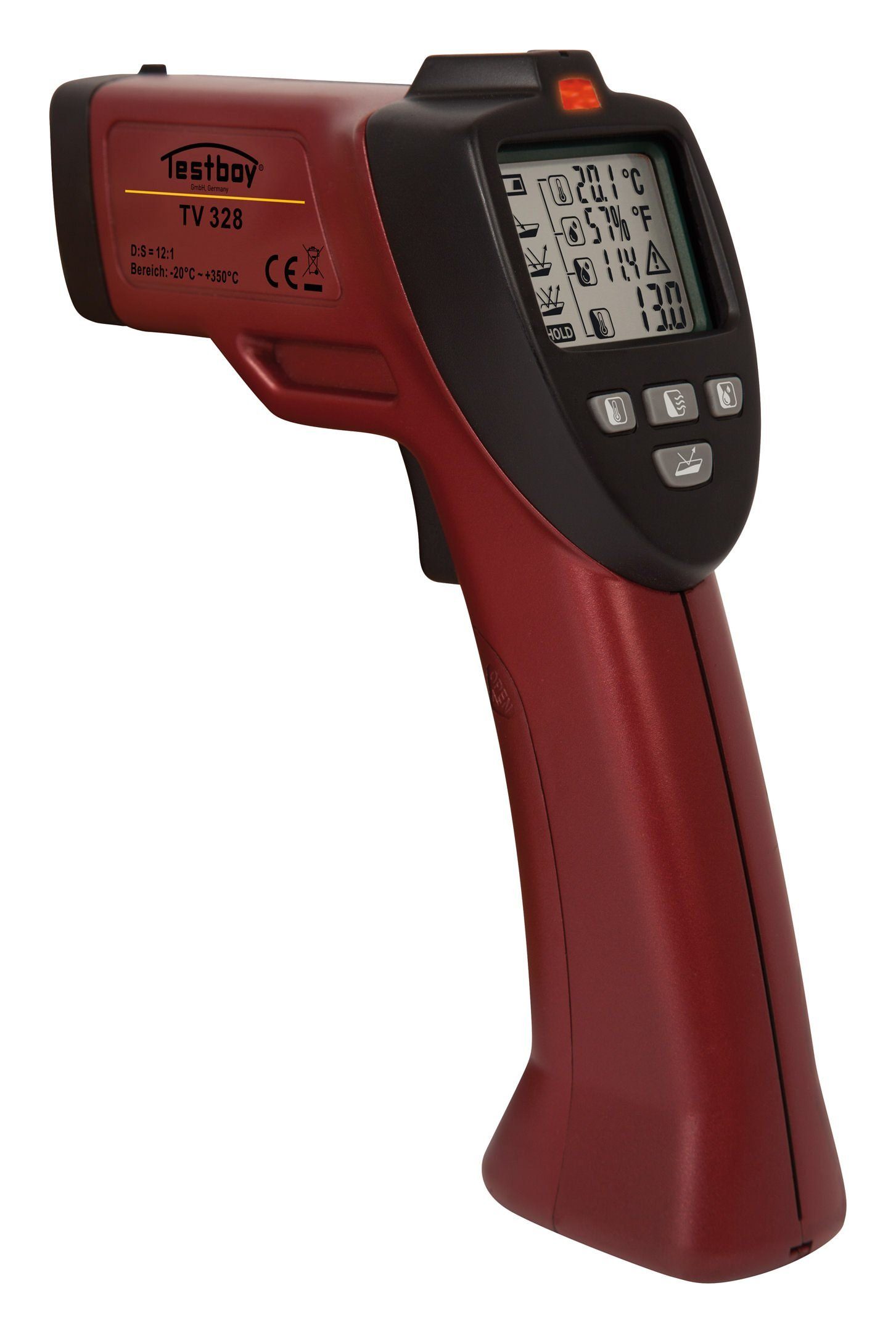 Testboy Feuchtigkeitsmesser, Infrarot-Schimmeldetektor TV 328