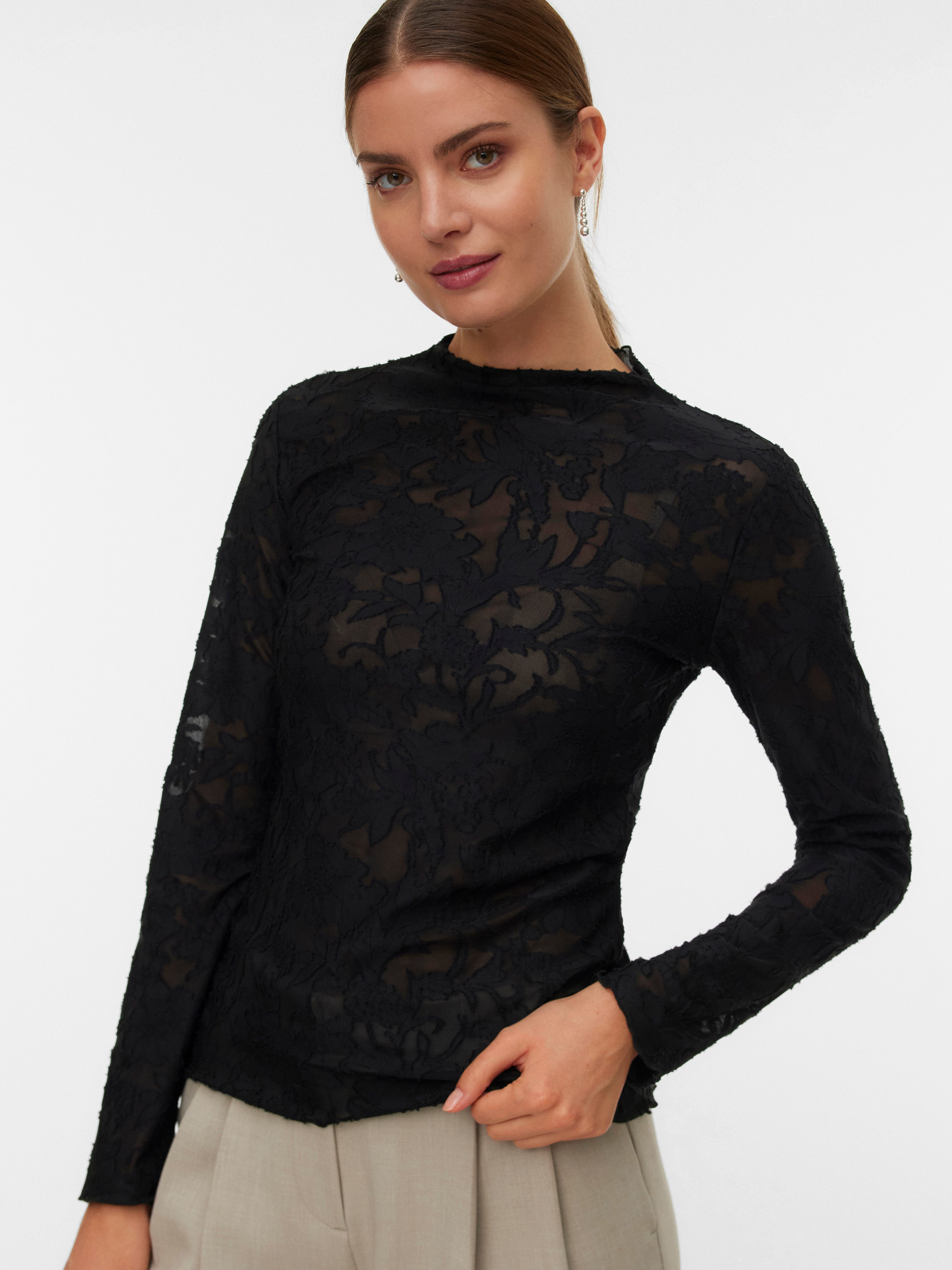 Vero Moda Langarmshirt VMLAYLA LS TOP günstig online kaufen