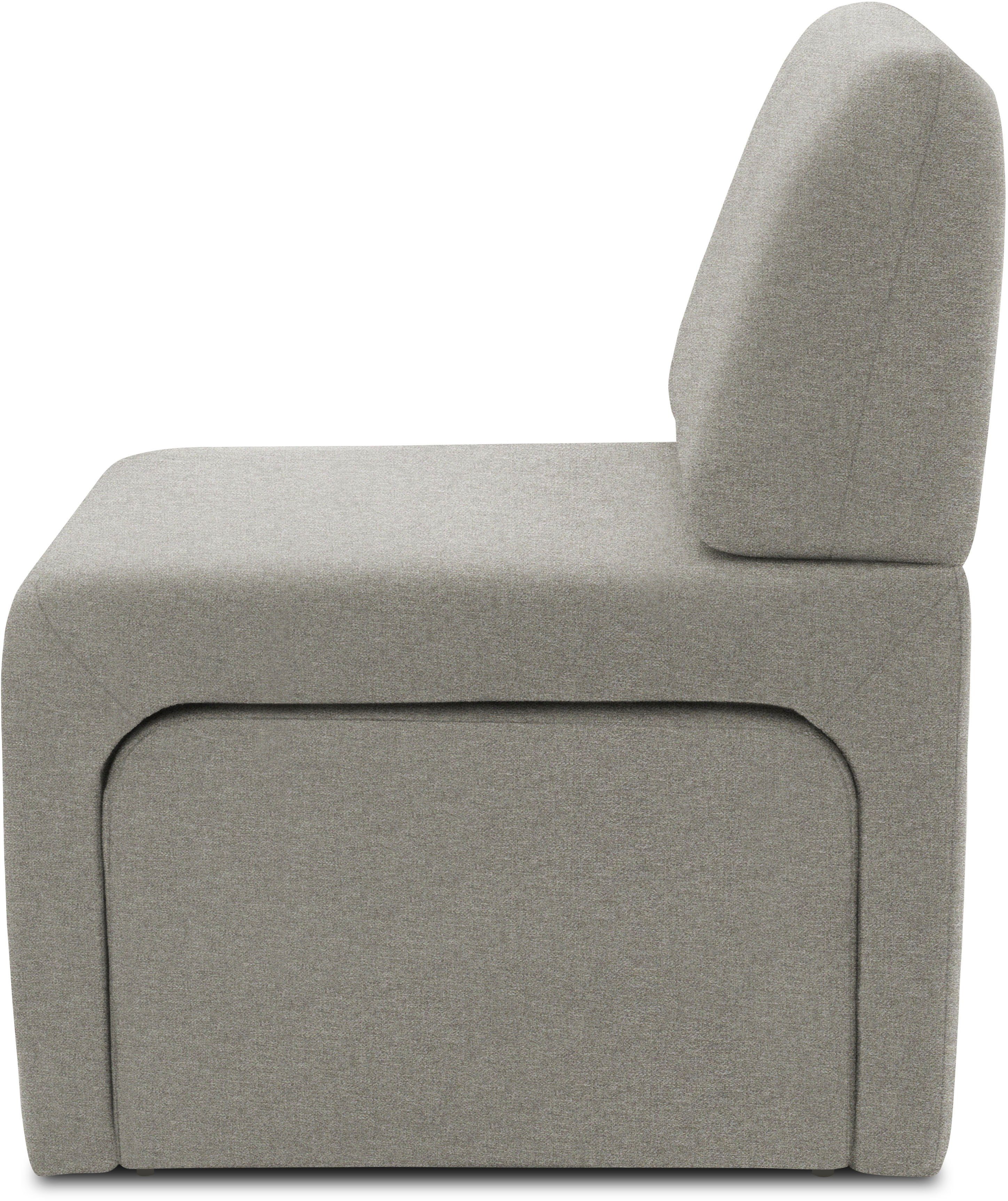 DOMO collection Sessel 700017, dem unter Hocker verstaubar Sessel