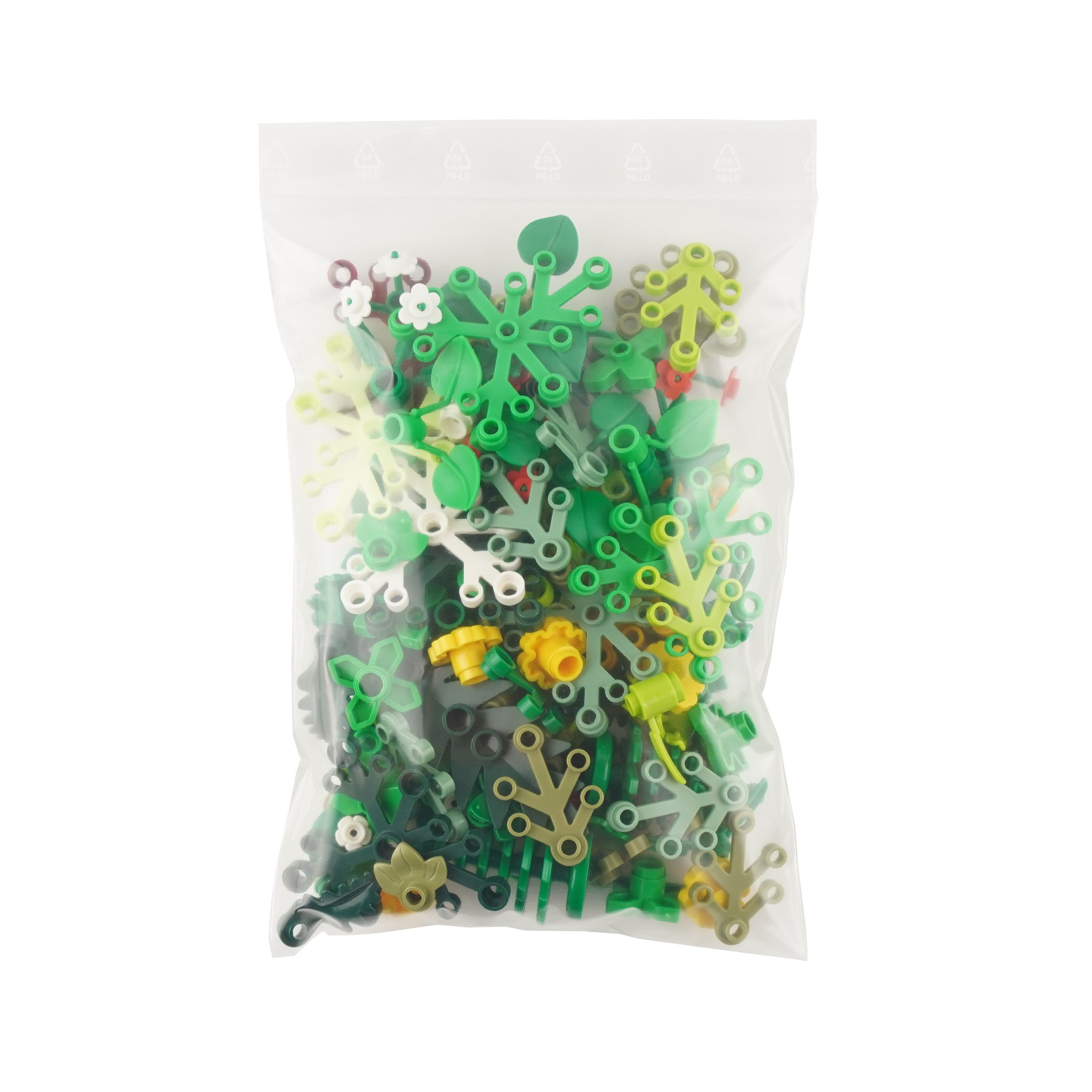 LEGO® LEGO® Grünzeug Pflanzen Blätter Gemischt NEU! Menge 250x Spielbausteine, (Bausteine, 250 St., Kreativ-Set), Made in Europe