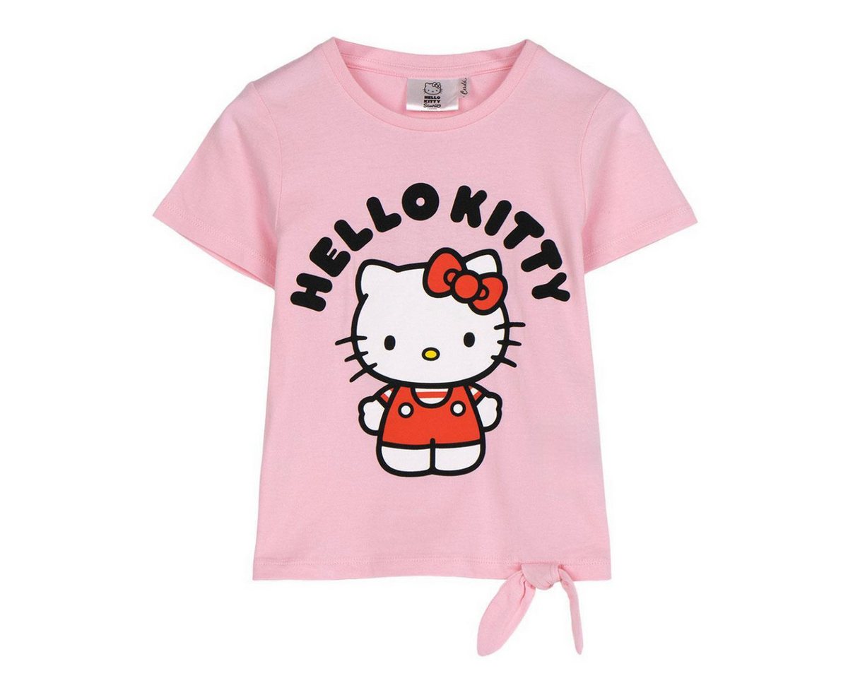 Hello Kitty T-Shirt - Kurzarmshirt Kinder Baumwollshirt Freizeit Sommer Kleidung (1-tlg)