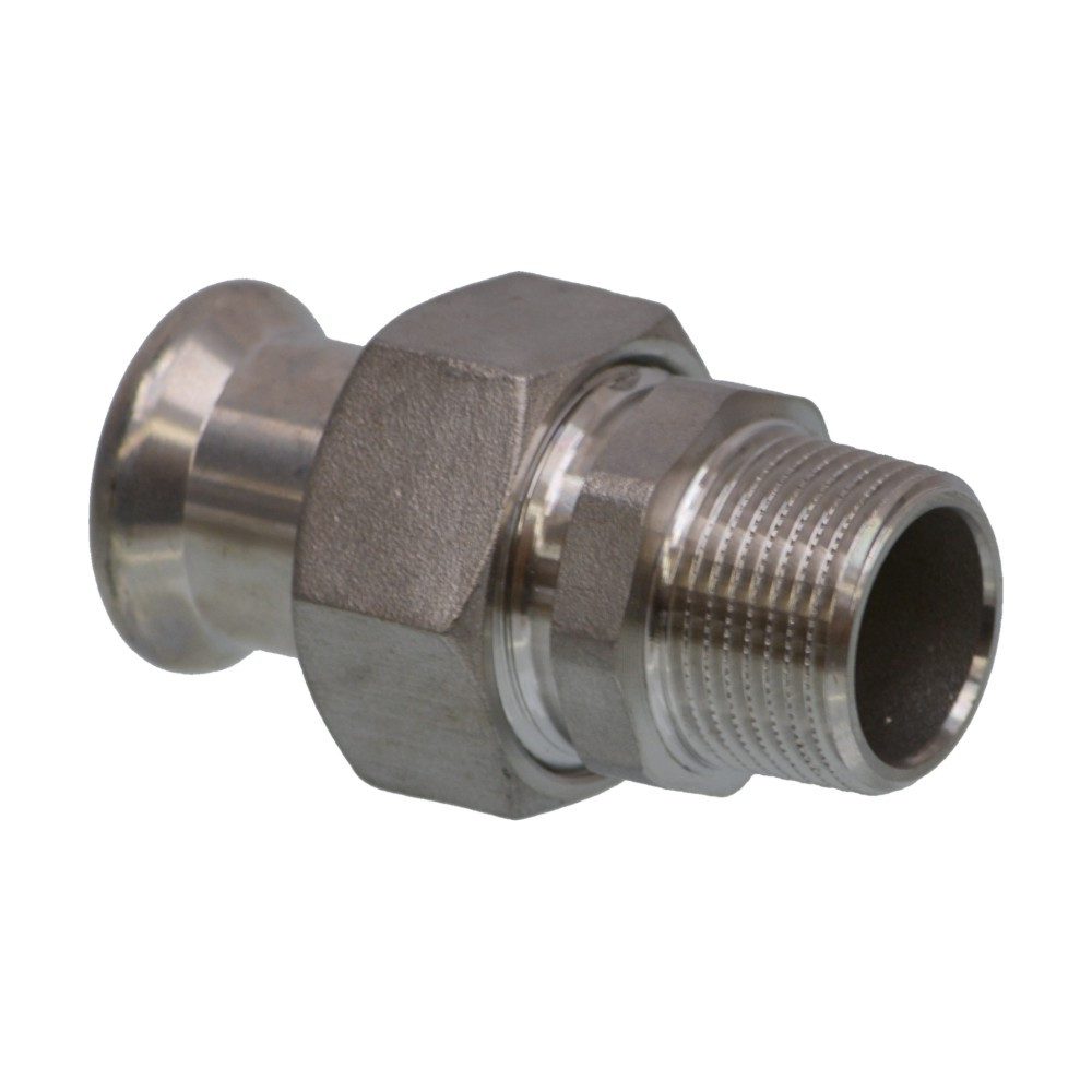 VSH Wasserrohr VSH XPress Edelstahl R2735, Durchgangsverschraubung I/AG, 18 mm x 3/4"