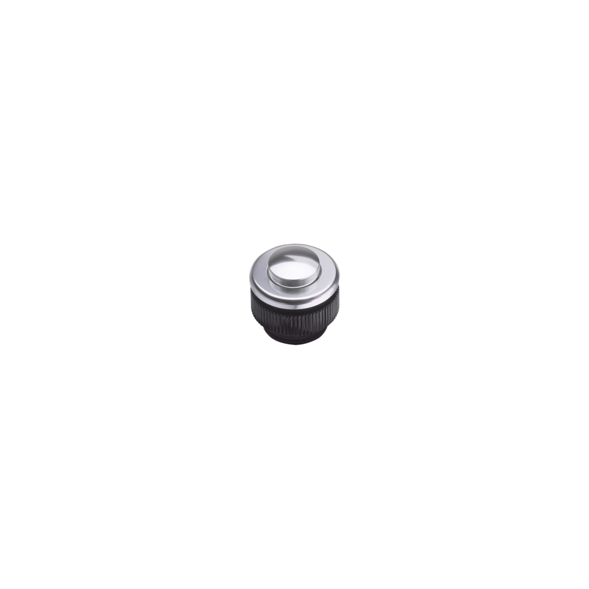 GROTHE Schalter Grothe Klingeltaster rund 11,5mm Knopf alu, Hülse alu PROTACT 310 AL