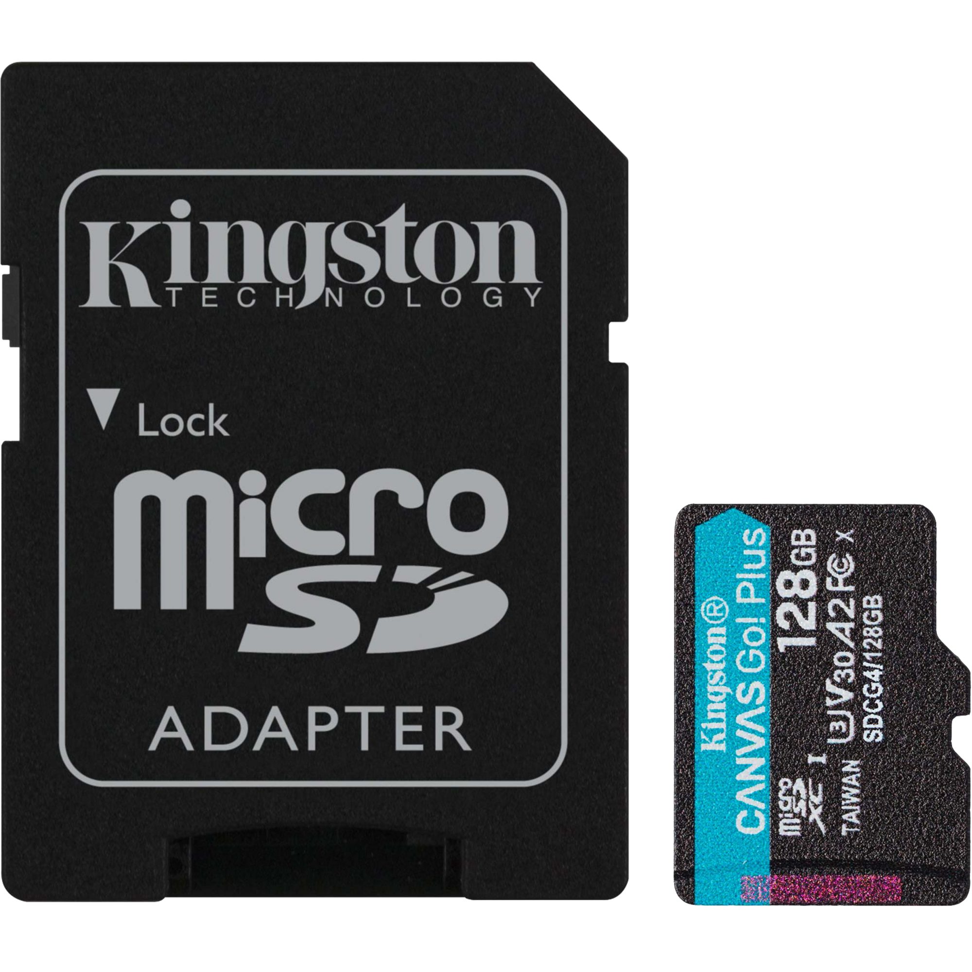 Kingston Kingston Canvas Go! Plus 128 GB microSDXC, Speicherkarte, (UHS-I U3 Speicherkarte (128 GB)