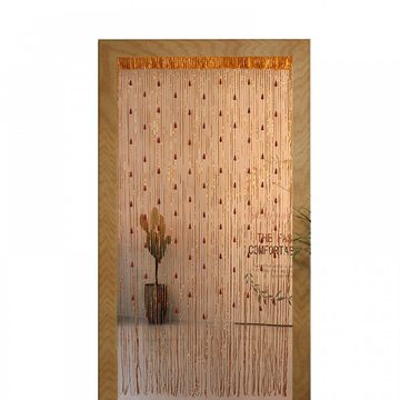FELIXLEO Raumteiler Tür-Fadenvorhang, Tür-Perlenvorhänge, hängende Raumteiler,100 × 200cm, 1-tlg.