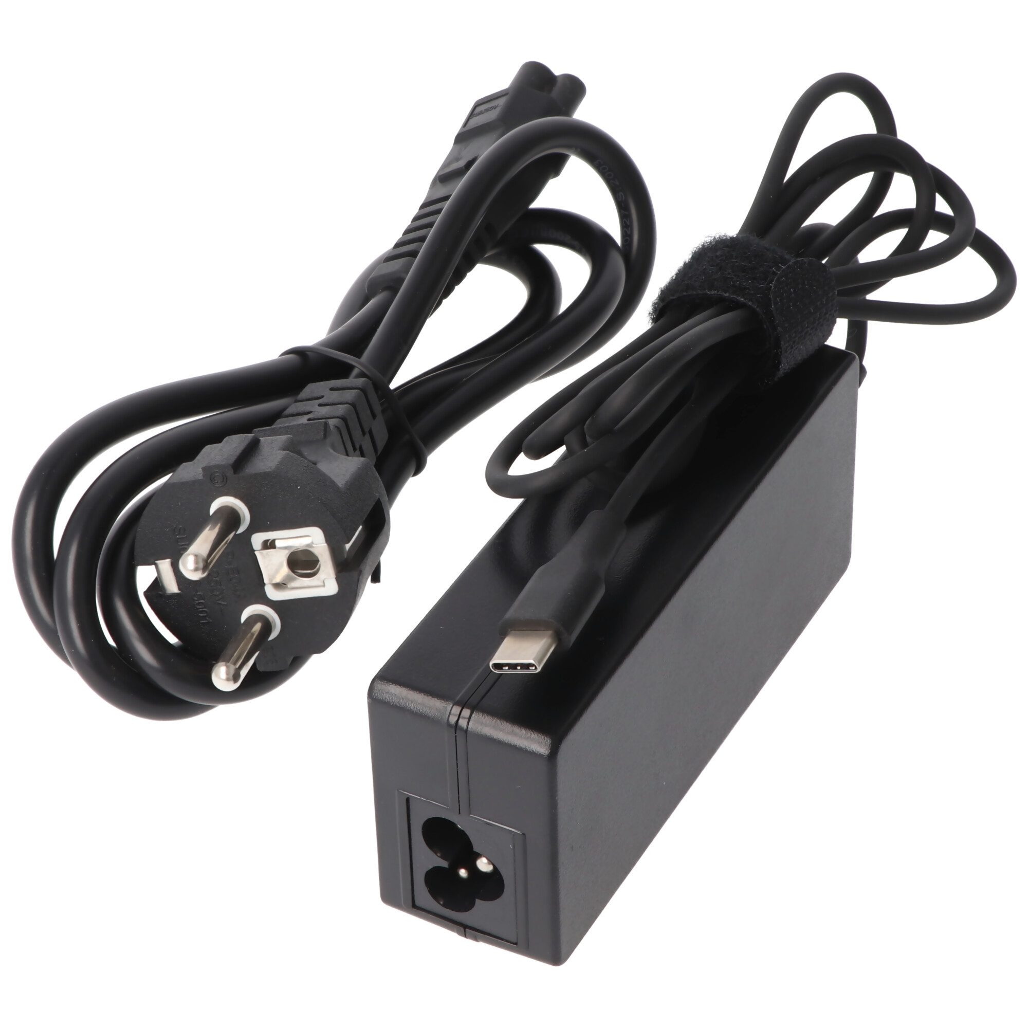 AccuCell USB-C Ladegerät für Laptop mit USB-C Ladebuchse AC Adapter 65W Akku-Ladestation – Bild 3 von 4