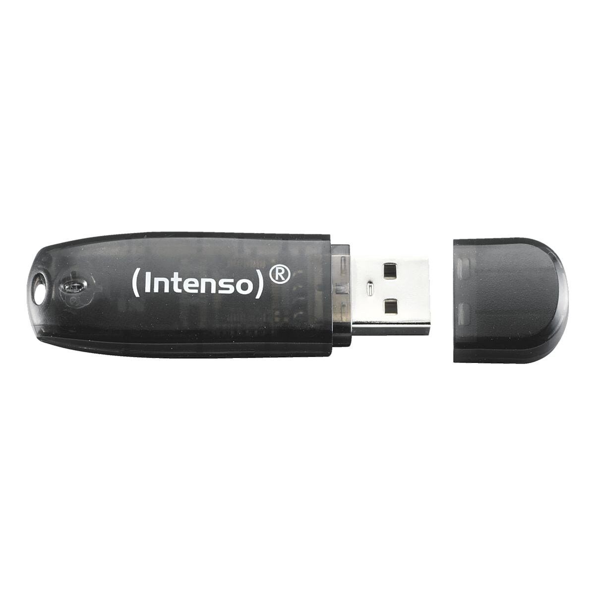 Intenso RainbowLine USB-Stick (Lesegeschwindigkeit 28 MB/s, in farbenfrohem Design)