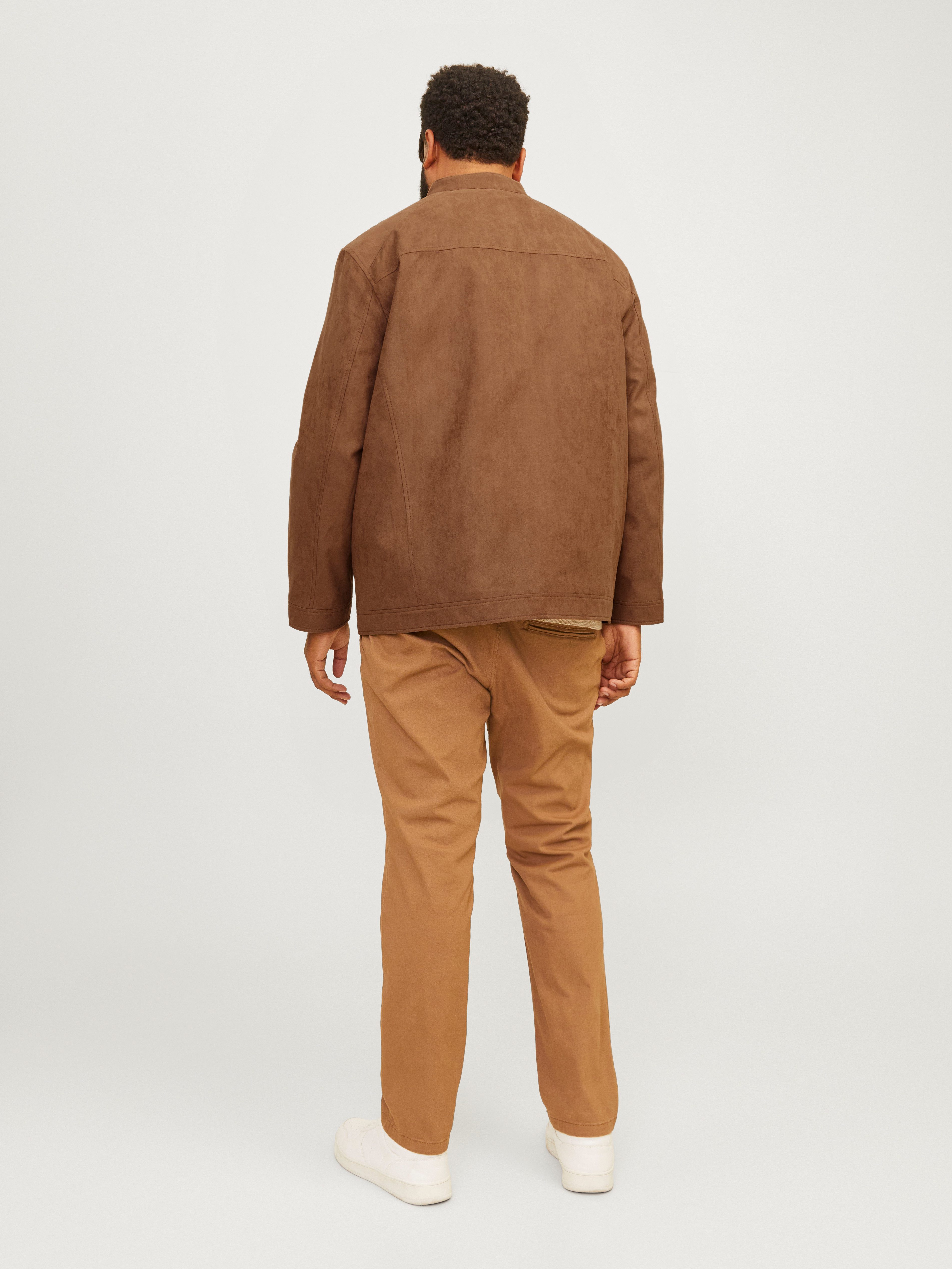 Jack & Jones PlusSize Lederimitatjacke JJEDYLAN CLEAN JACKET NOOS PLS