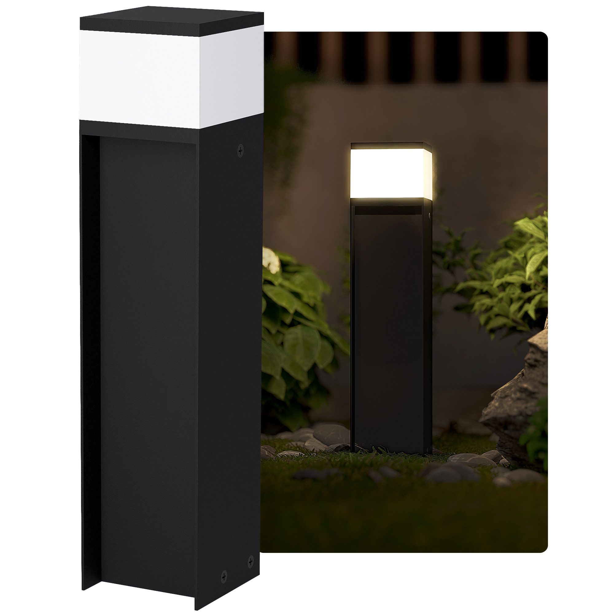 SSC-LUXon LED Gartenstrahler SSC-LUXon ZAVO Wegeleuchte IP44 für G9 Leuchtmittel