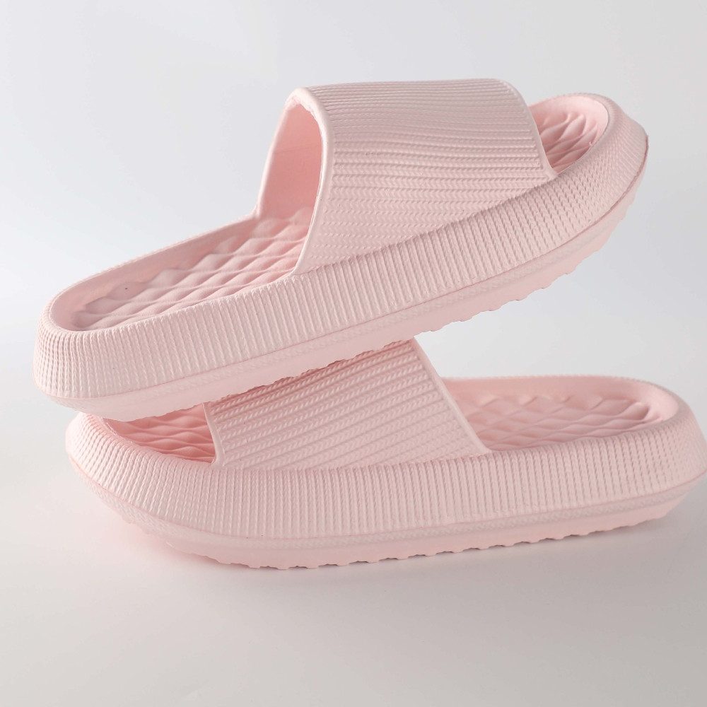 Blusmart 4 cm dicke EVA-Badepantolette Badepantolette (Hohe Elastizität und Komfort, Geeignet für den Heim- und Strandgebrauch) Unisex
