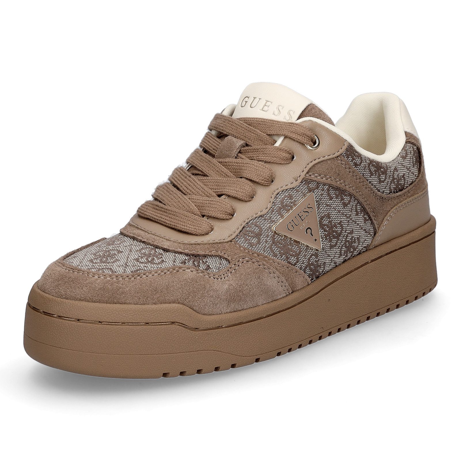 Guess Damen Sneaker Miram16 taupe Sneaker