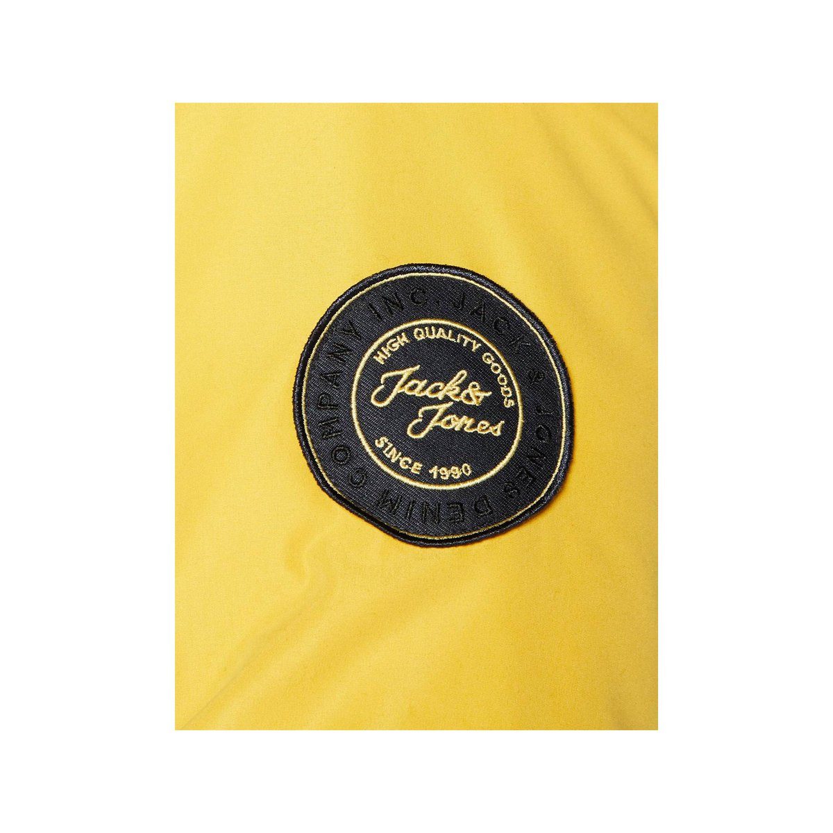 Jones textil & passform gelb Jack Winterjacke (1-St)