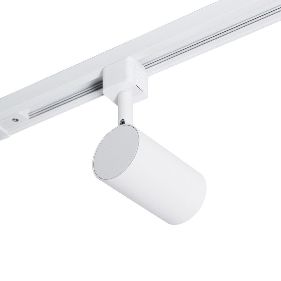 Qazqa Schienensystem-Sets Iconic jeana, ohne Leuchtmittel, Warmweiß, QAZQA Schienen­leuchte, gu10, Weiß, Stahl, Modern