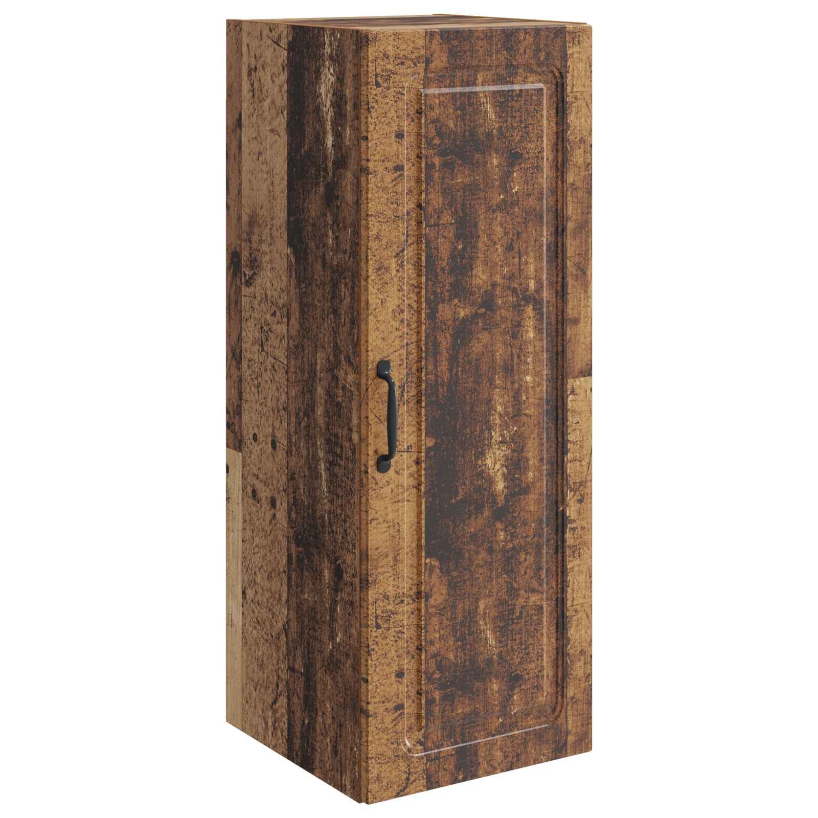 vidaXL Hängeschrank 33 x 34,5 x 90 cm Hängeschrank schmal Wandschrank Altholz 33x34,5x90 c