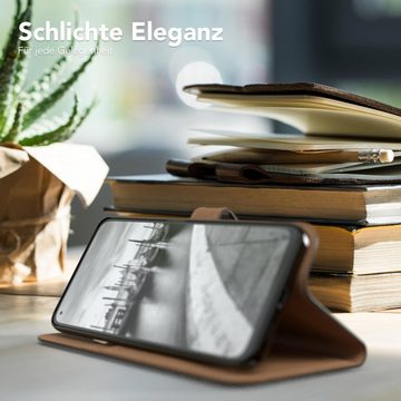 EAZY CASE Handyhülle Uni Bookstyle für Xiaomi Mi 10T 5G / Mi 10T Pro 5G 6,67 Zoll, Schutzhülle mit Standfunktion Kartenfach Handytasche aufklappbar Etui