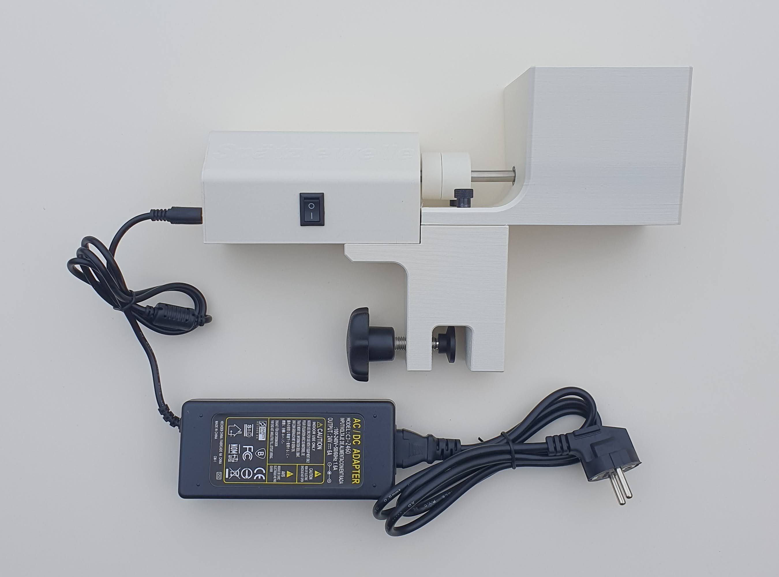 Spätzlewelle Spätzlepresse elektrische Spätzlemaschine, Kunststoff, Trichter und Walze spülmaschinenfest, Halterung hitzebeständig – Bild 2 von 4
