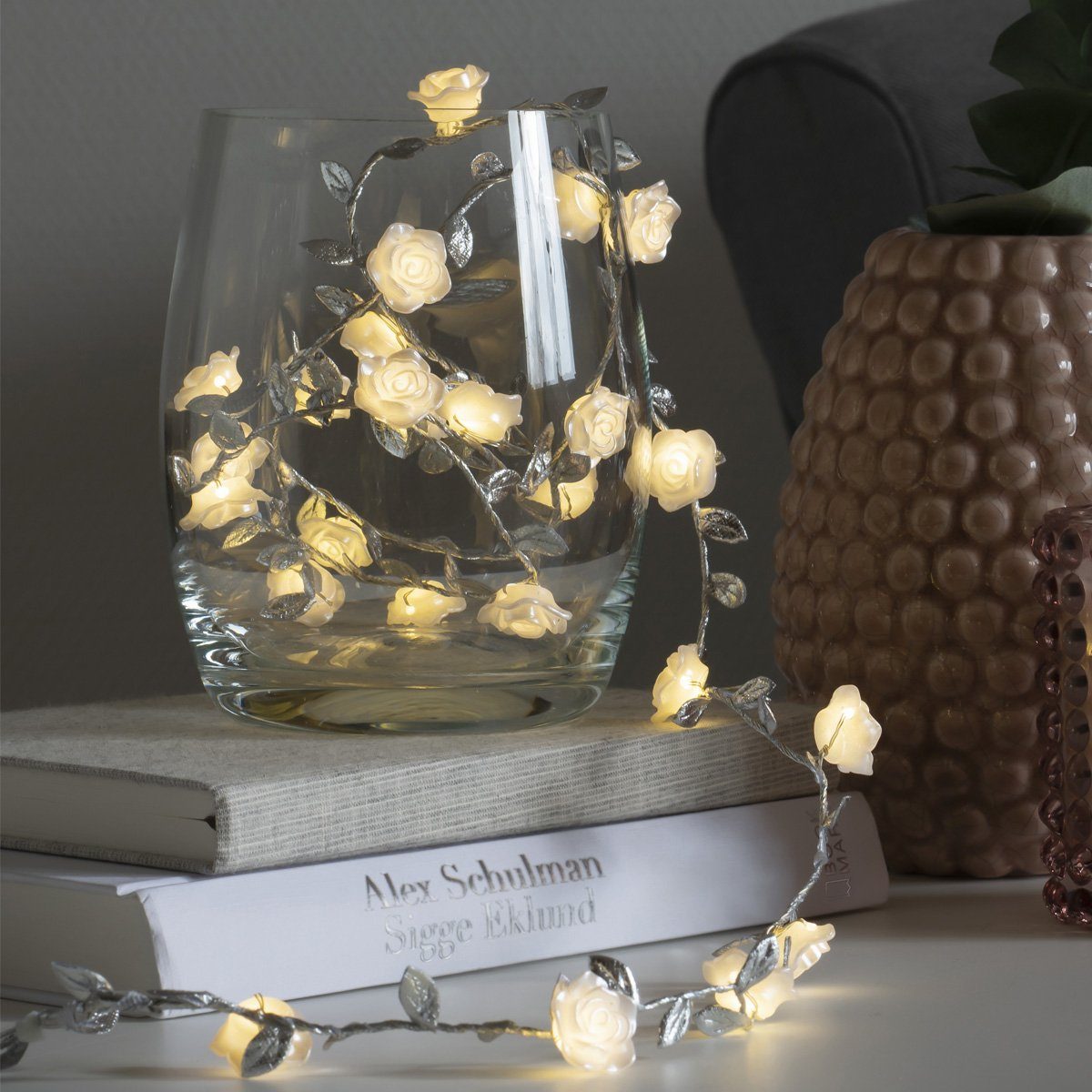 KONSTSMIDE LEDLichterkette »LED Lichterkette 25 beleuchtete Rosen