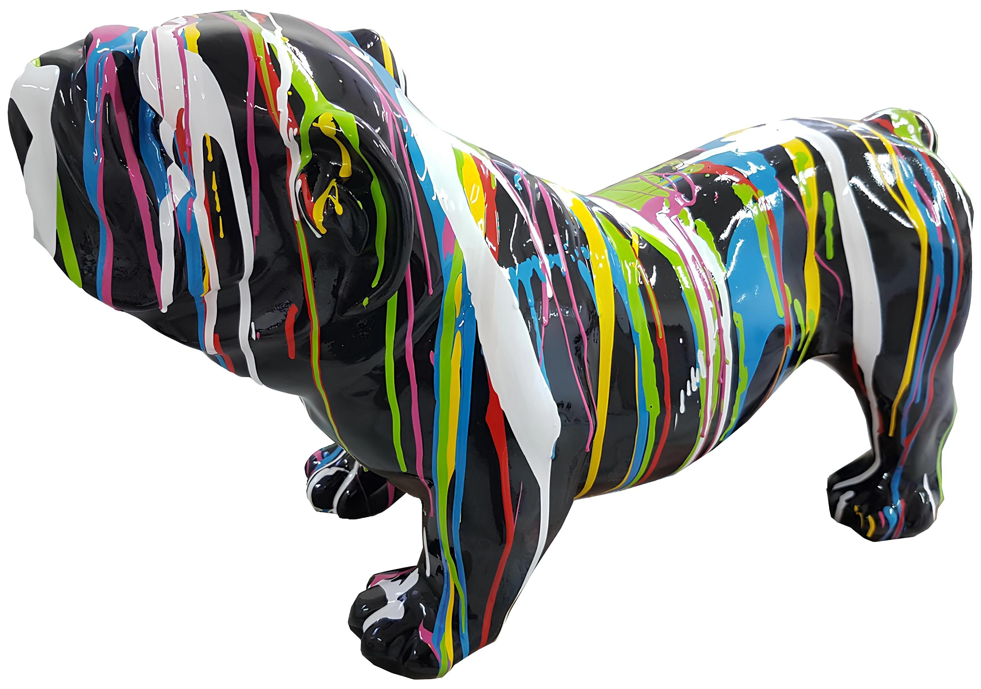 Skulptur Abstrakte Deko Figur Hund in modernem Design aus hochwertigem Material