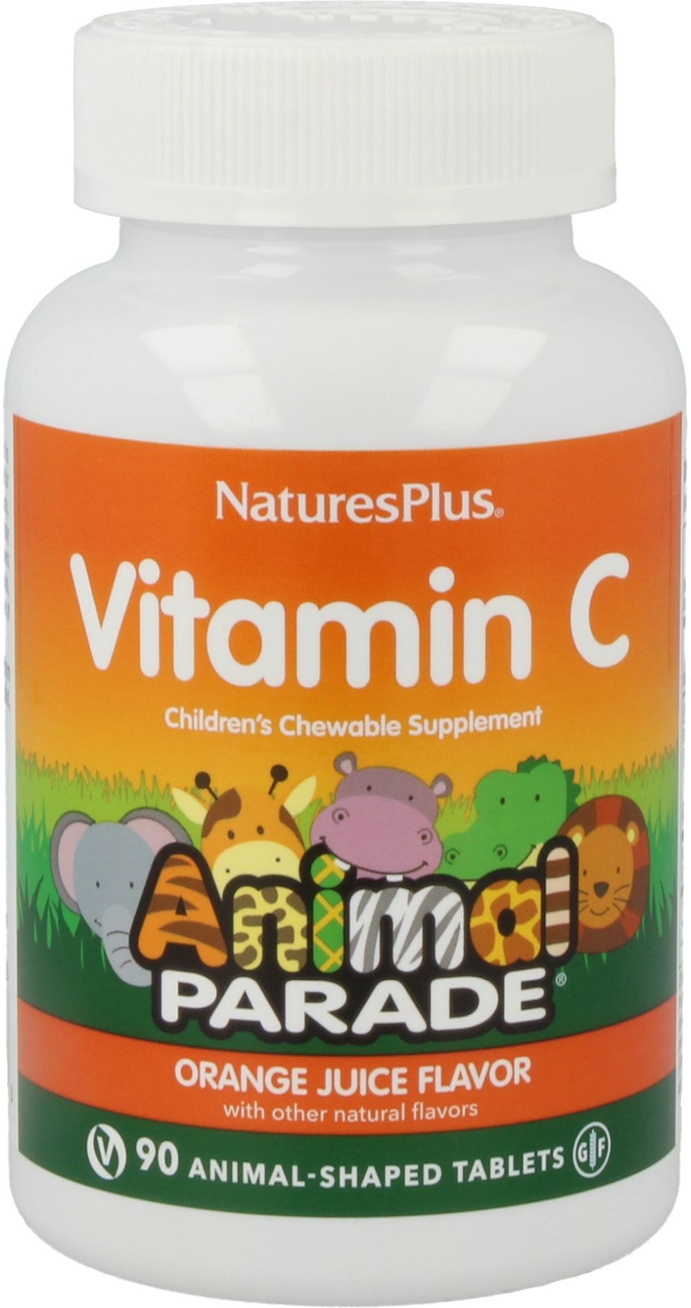 Natures Plus Natures Plus Animal Parade Vitamin C 125 mg orange- 90 Lutschtabletten Tabletten