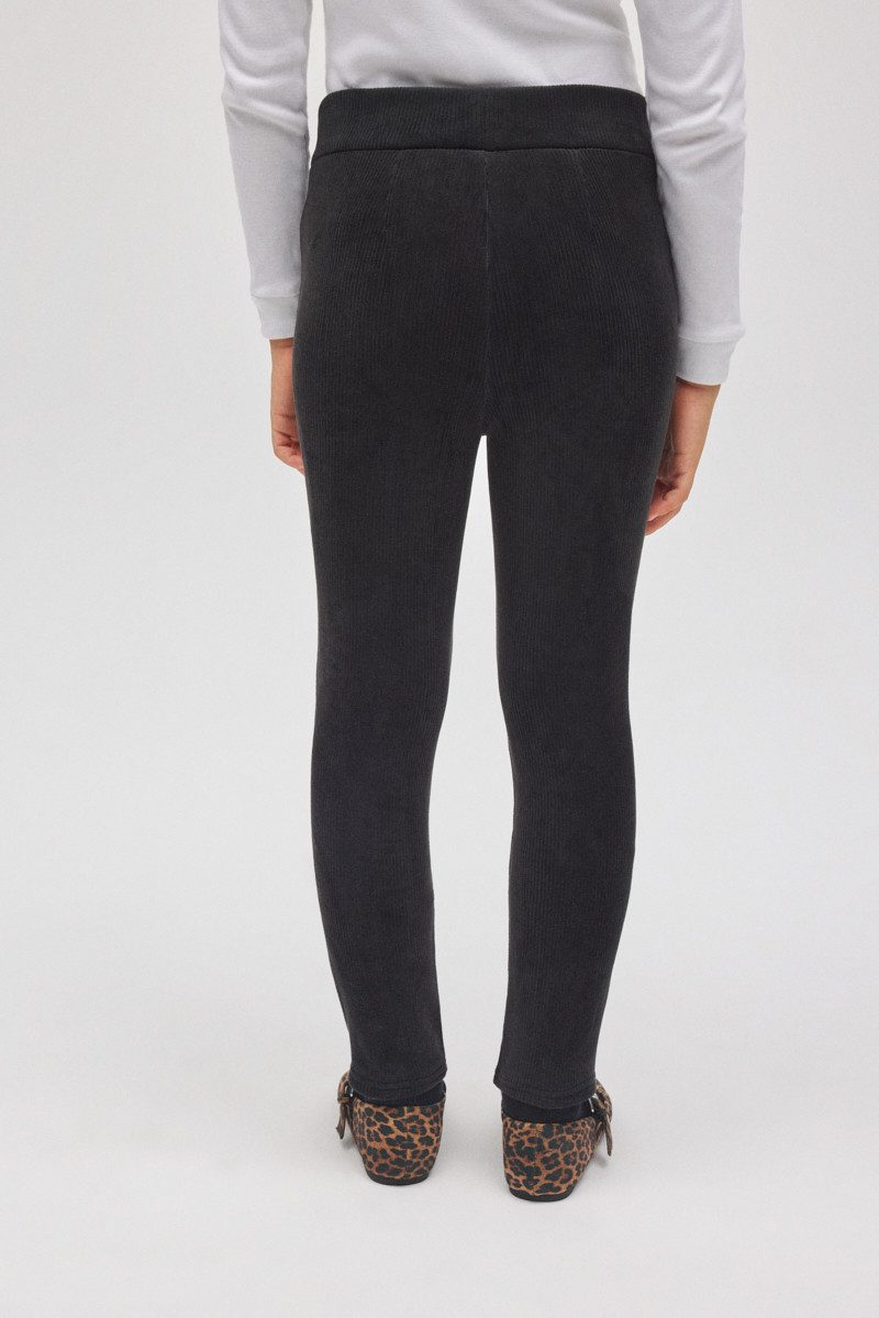 YSABEL MORA Leggings Ysabel Mora warme Ripp Thermo Leggings schwarz (1-tlg., kein Set)
