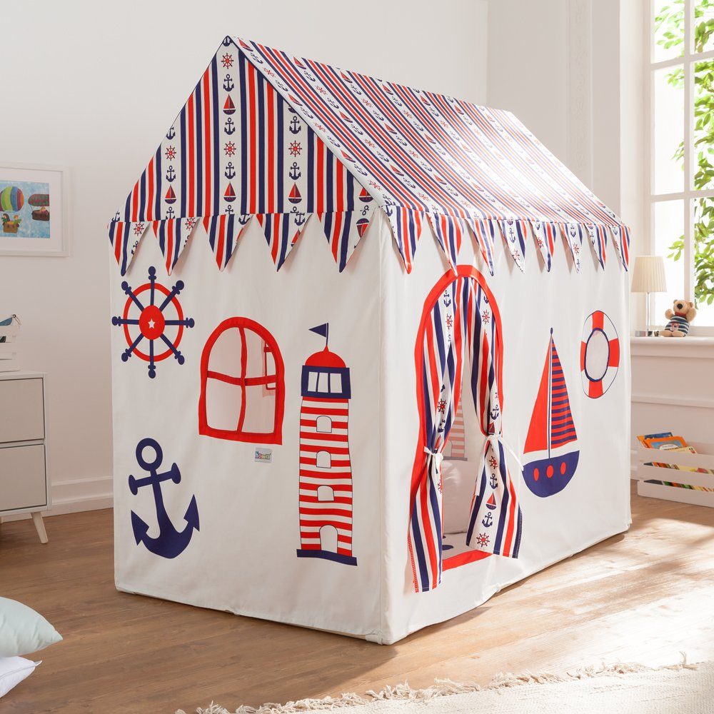 howa Spielzelt Sailor XXL Spielhaus incl. Bodenmatte