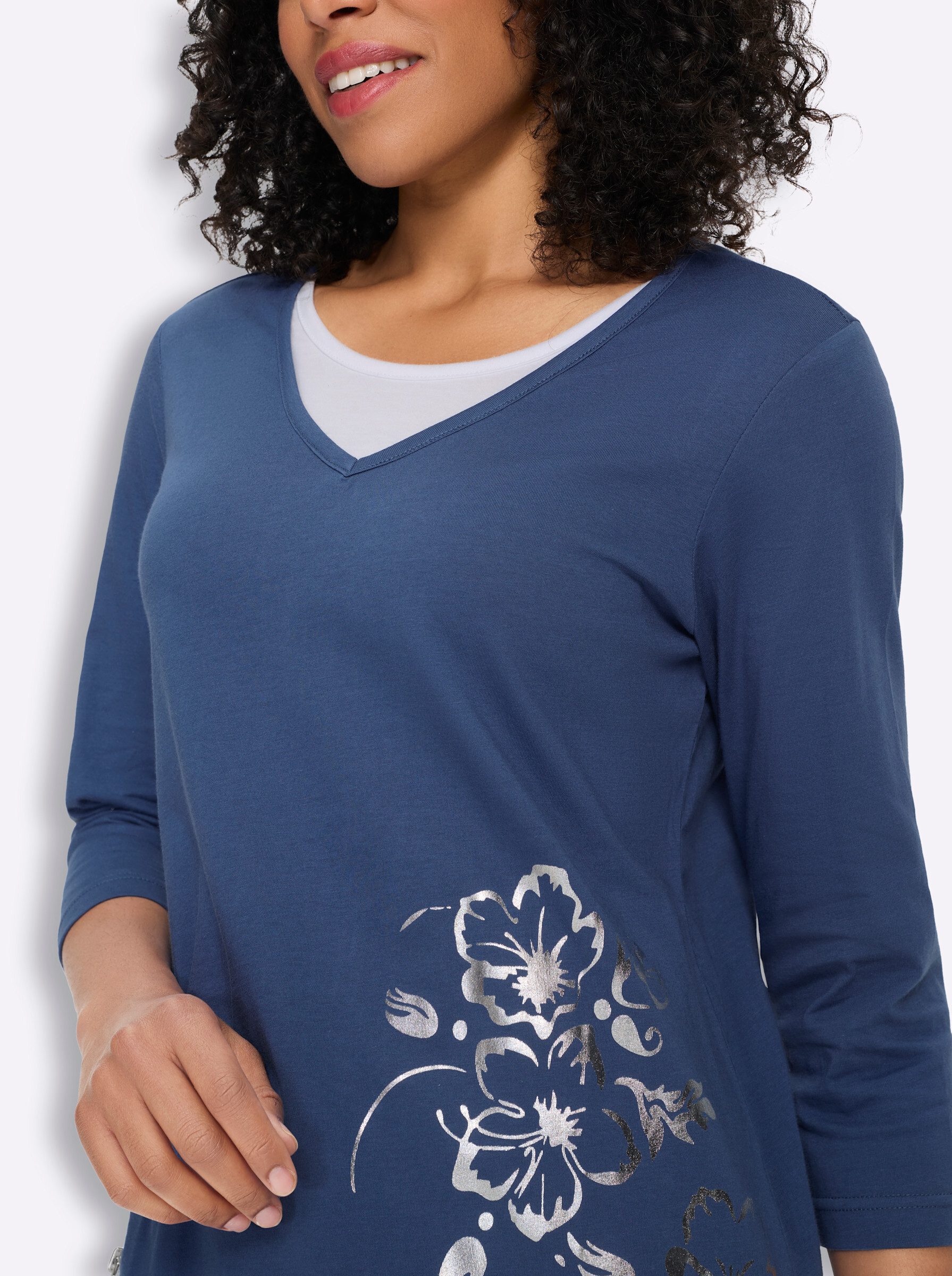 Sieh an! T-Shirt Longshirt 3/4-Arm – Bild 5 von 5
