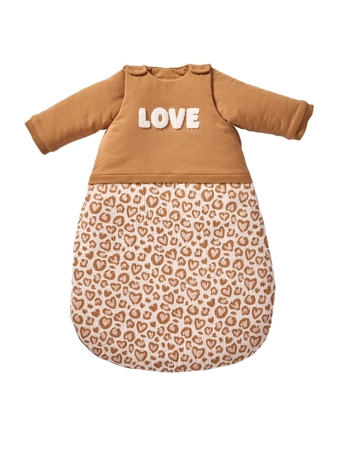 Babyschlafsack Baby Schlafsack mit abnehmbaren Ärmeln LOVELY LEO