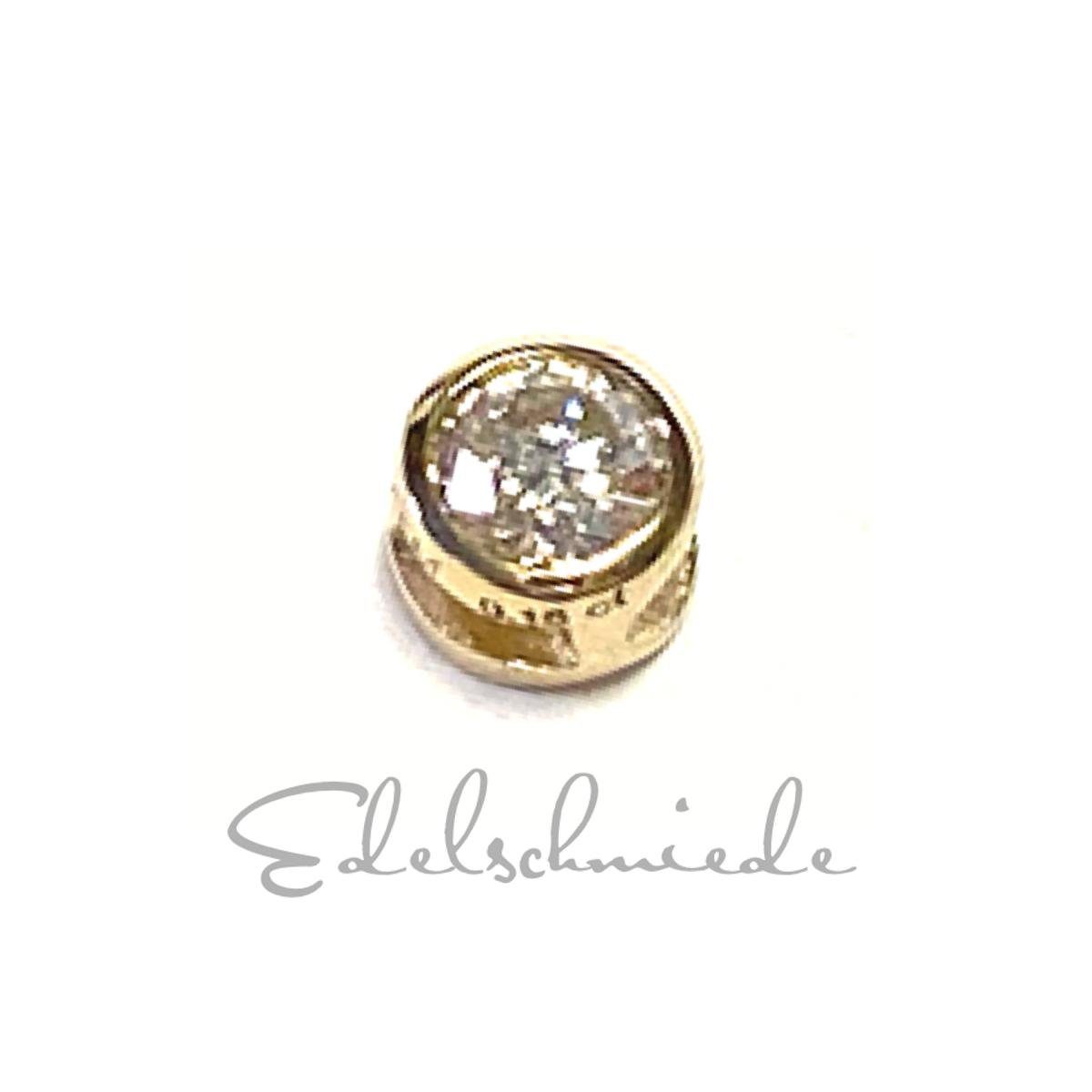 Diamant Anhänger wsi Kettengleiter Gelbgold Brillant 585/- 0,15ct Edelschmiede925 Schmuckset