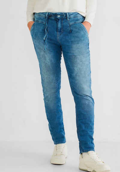 STREET ONE Loose-fit-Jeans Style Bonny mit Tunnelzugband