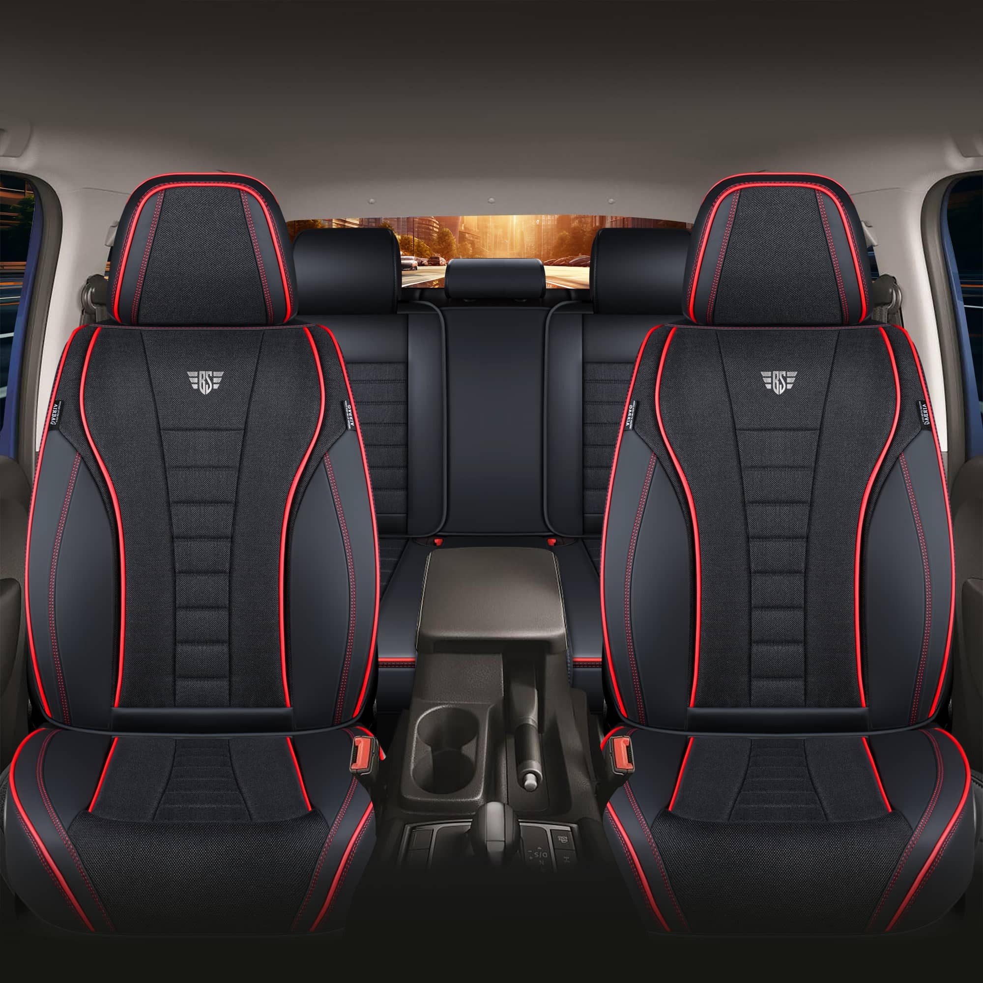 BREMER SITZBEZÜGE Autositzbezug für Seat Ateca Bj ab 2016 (FNL1), Set, 2-tlg., Komplettset Vorne und Hinten, in Schwarz – Bild 3 von 5