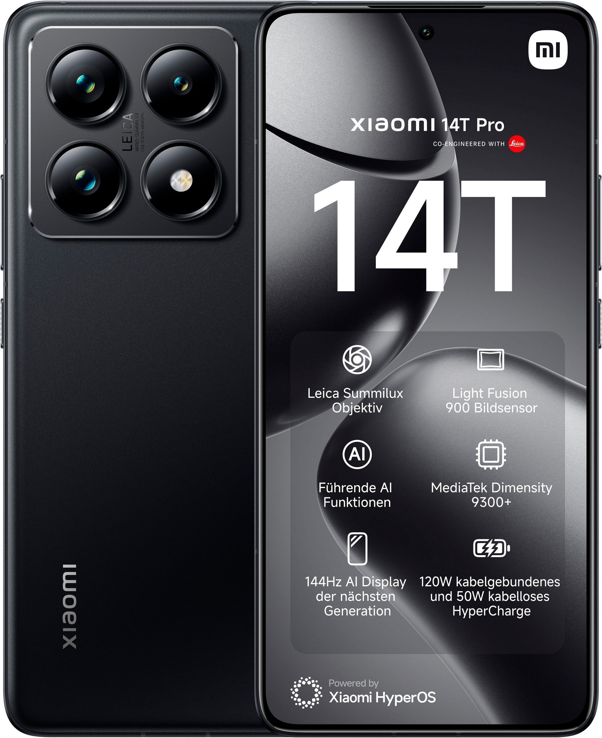 Xiaomi Xiaomi 14T Pro 12+512GB Smartphone (16,94 cm/6.67 Zoll, 512 GB Speicherplatz, 50 MP Kamera)