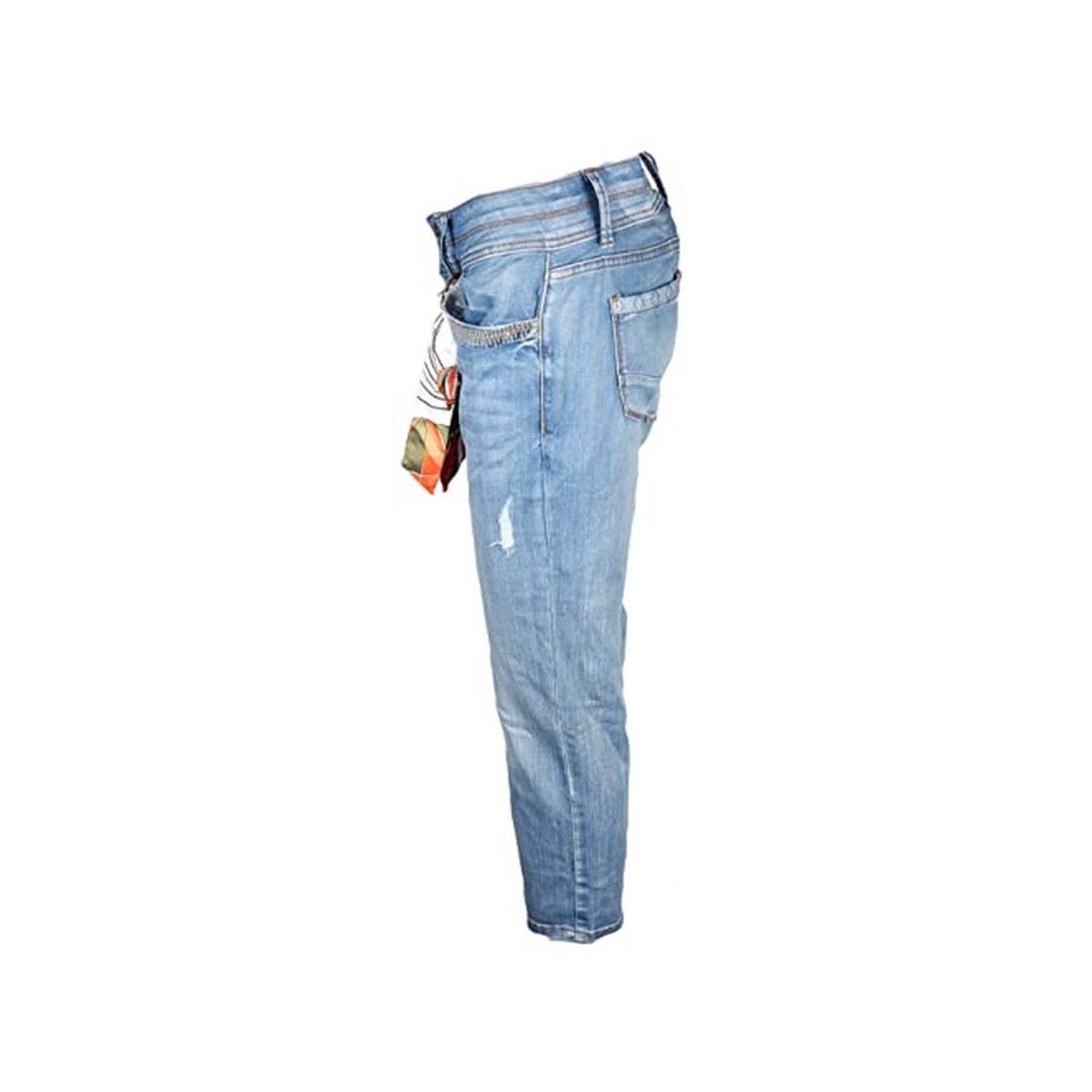 Blue (1-tlg) Monkey uni 5-Pocket-Jeans