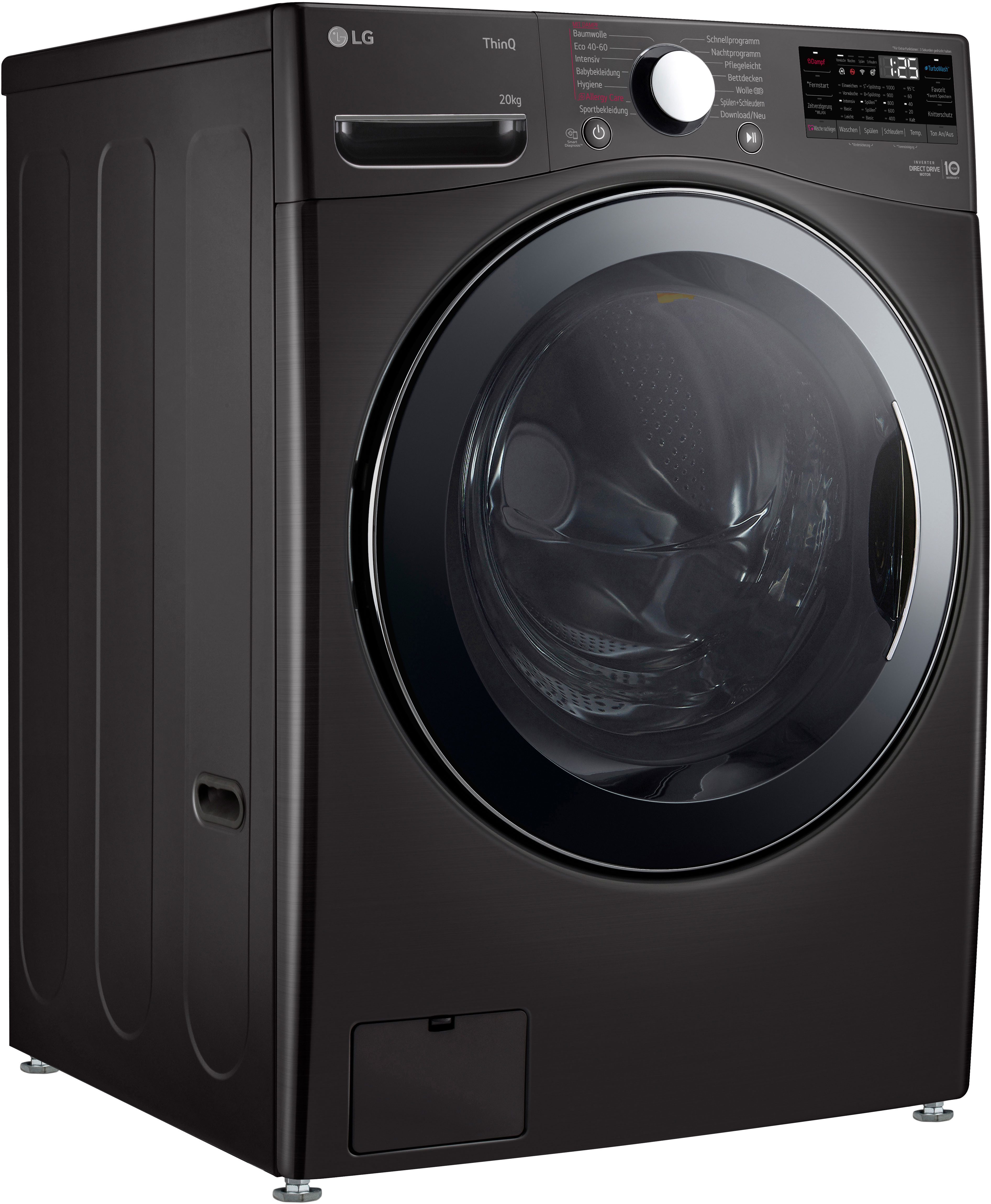 LG Waschmaschine Big Capacity F0WVT202B, 20 kg, 1000 U/min