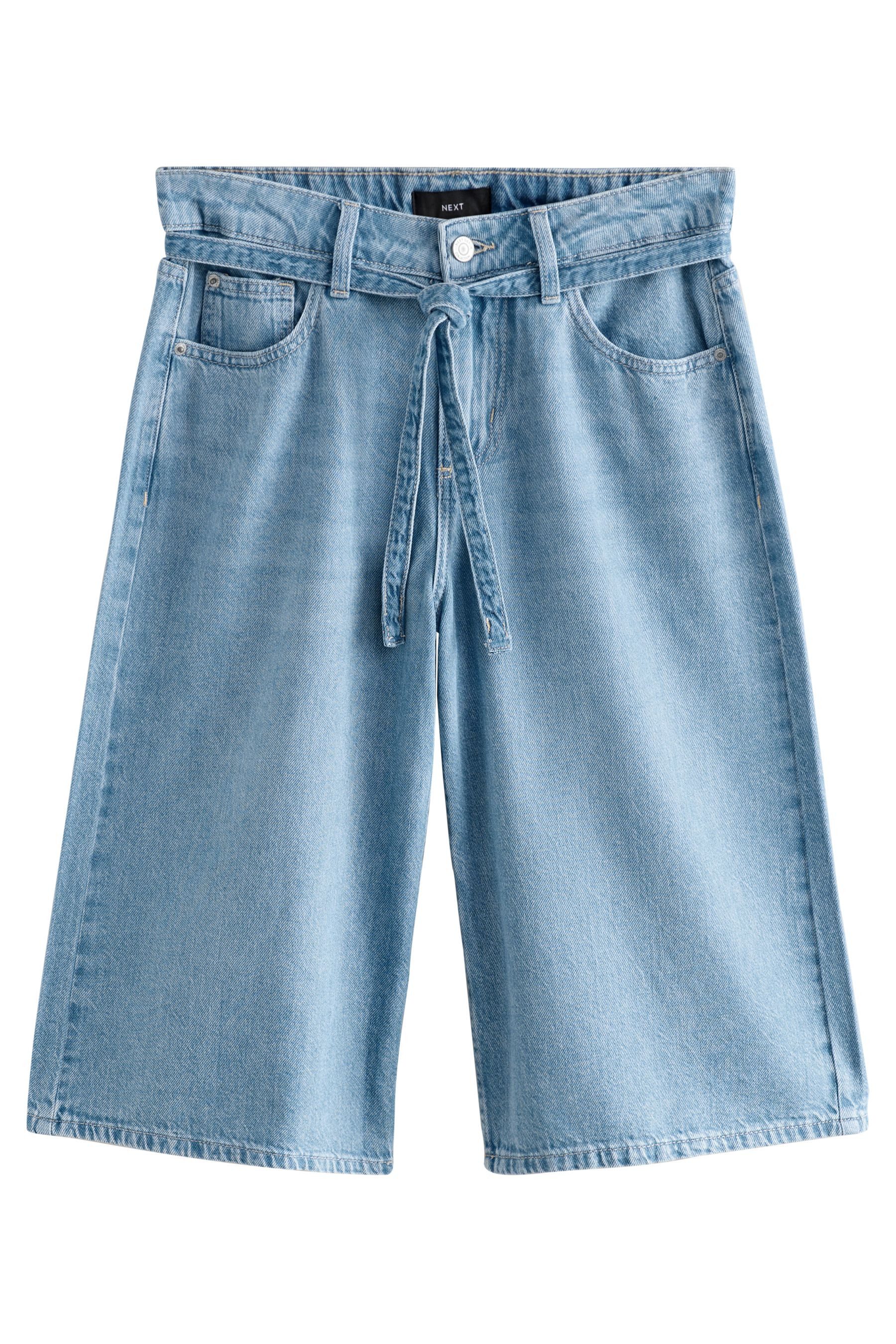 Next Shorts Jeansshorts mit Bindegürtel aus günstig online kaufen