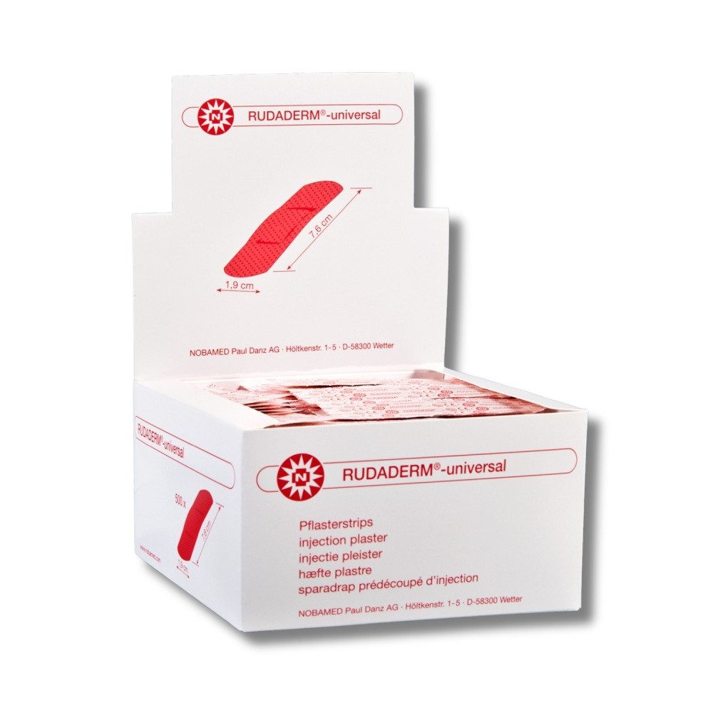 Nobamed Wundpflaster Rudaderm-universal Pflasterstrips, 1,9 x 7,6 cm, 1 x 500 Stück (500 St)
