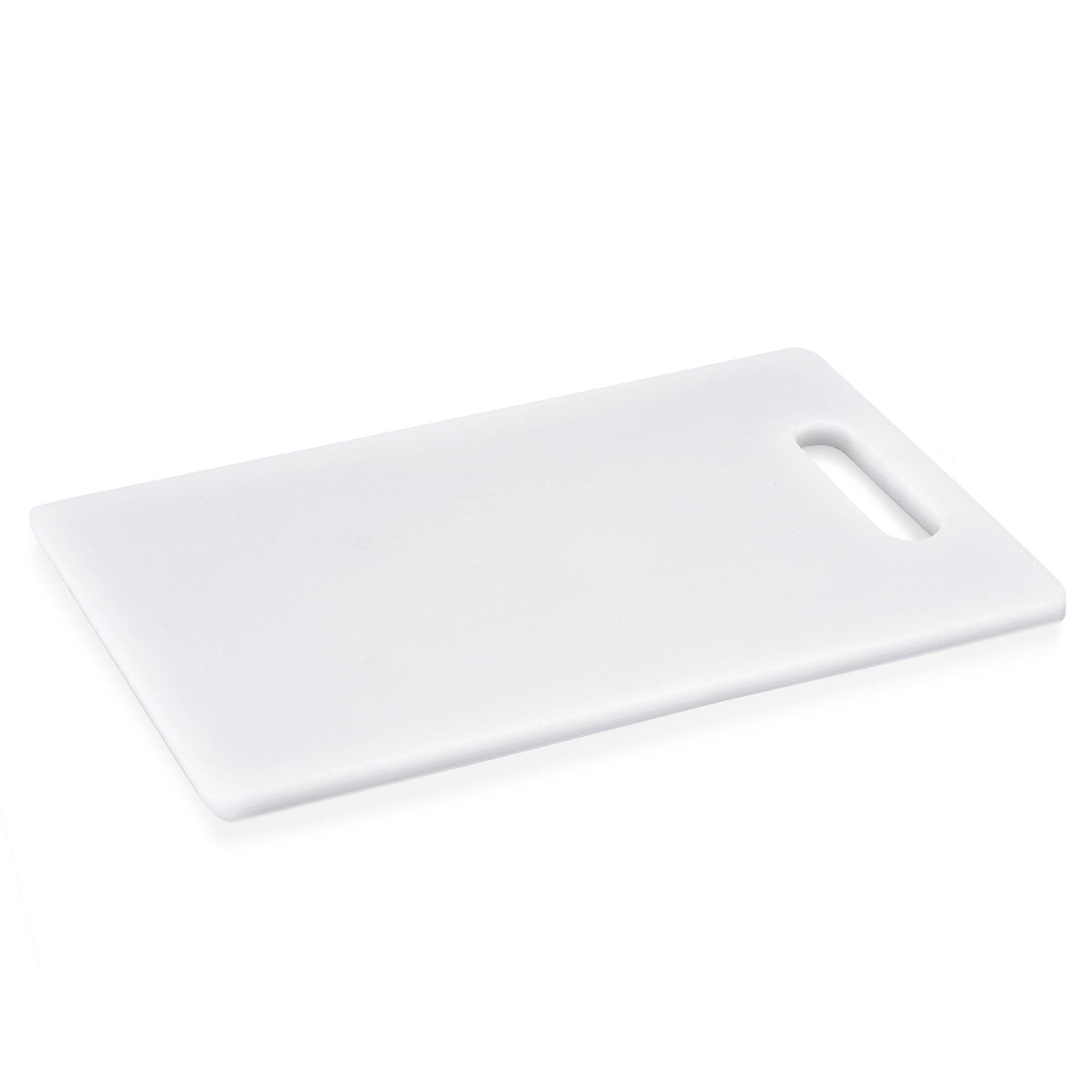 Gastro Spirit Schneidebrett Schneidebrett mit Griffloch 34 x 24 cm weiß Polypropylen, Polypropylen, (1-St)