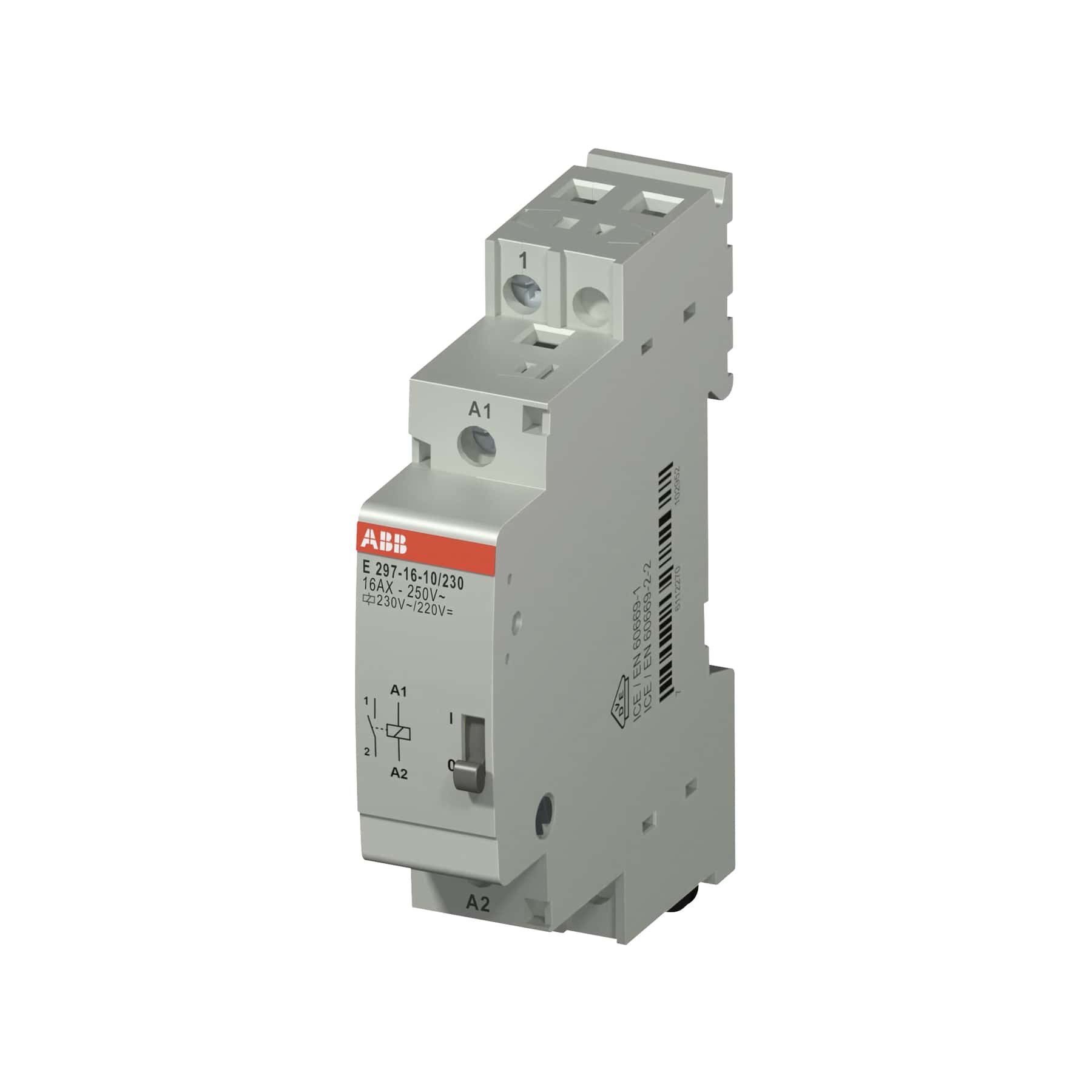Verteilerbox ABB Installationsrelais E297-16-10/230, Spule, 230
