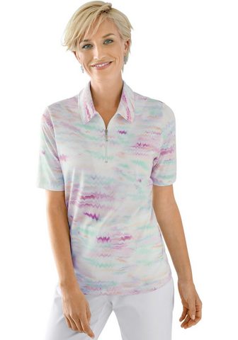 Кофта-поло в coolen Multicolor-Druck