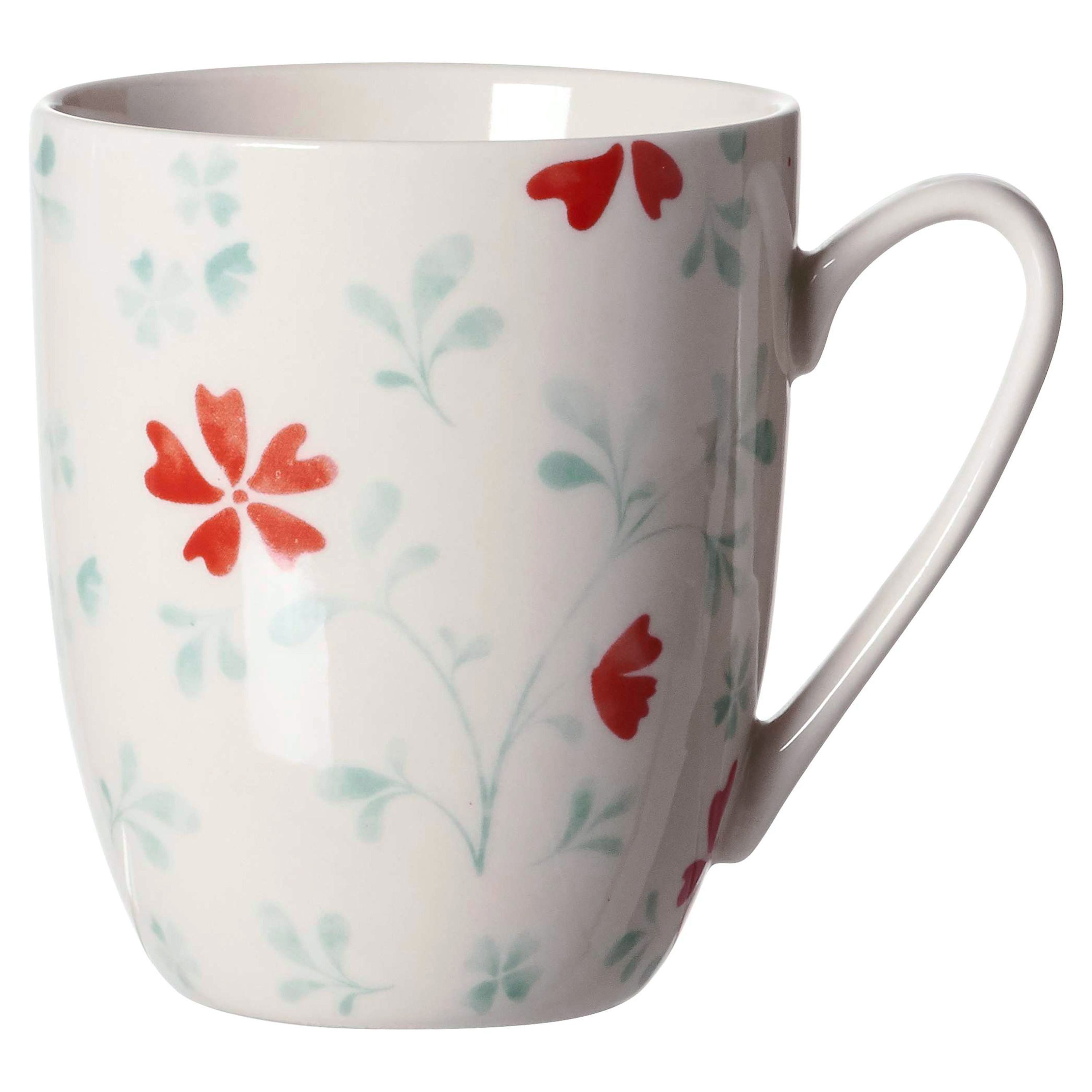 Ritzenhoff & Breker Becher 4er Set Kaffeebecher Blume Türkis Julia Ritzenhoff & Breker - 404319, Porzellan