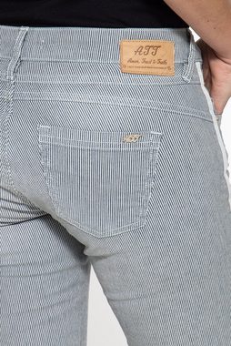 ATT Jeans Caprijeans Belinda mit feinem Längsstreifenmuster