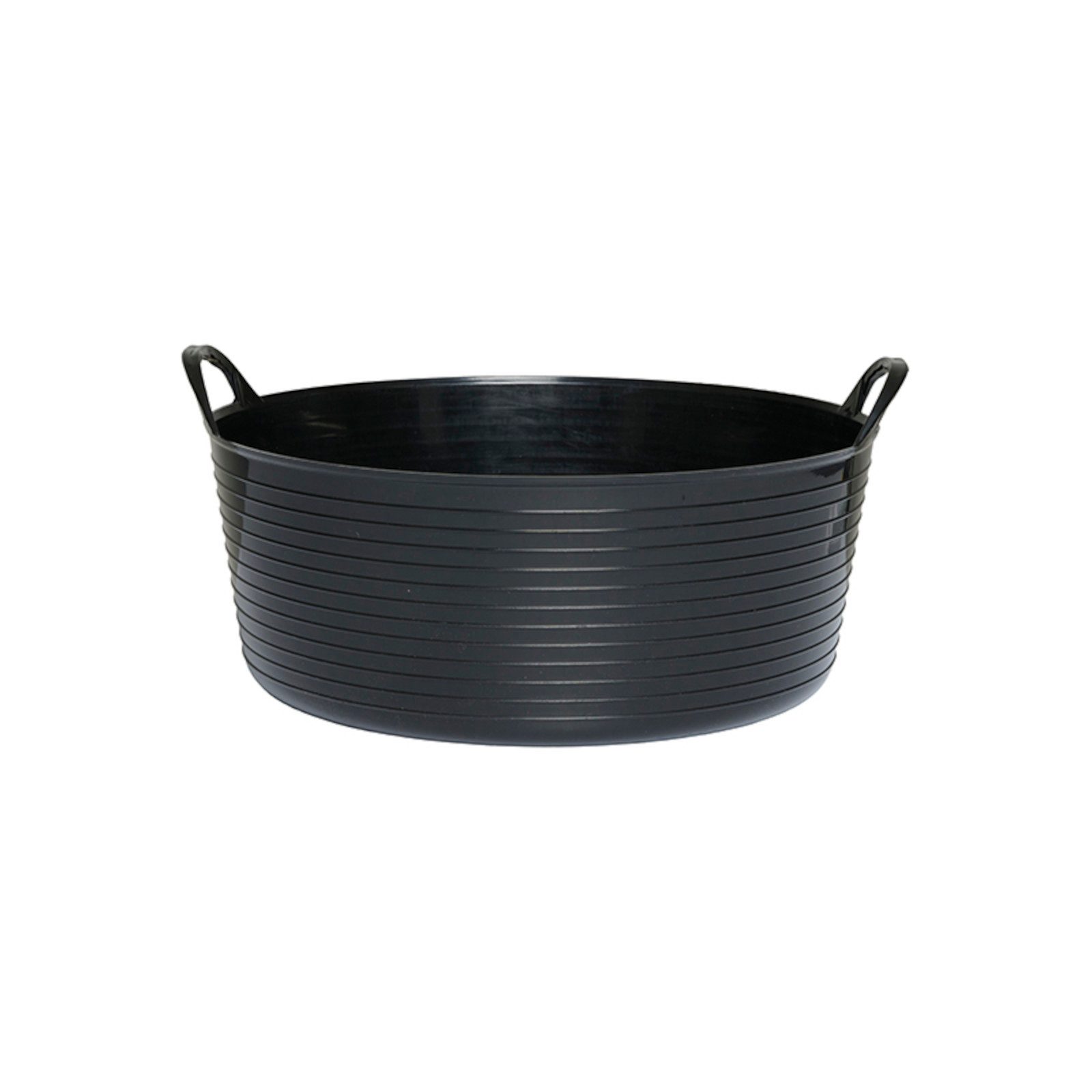 Horse Guard Кормbehälter niedriger Кормeimer, schwarz 16 Liter