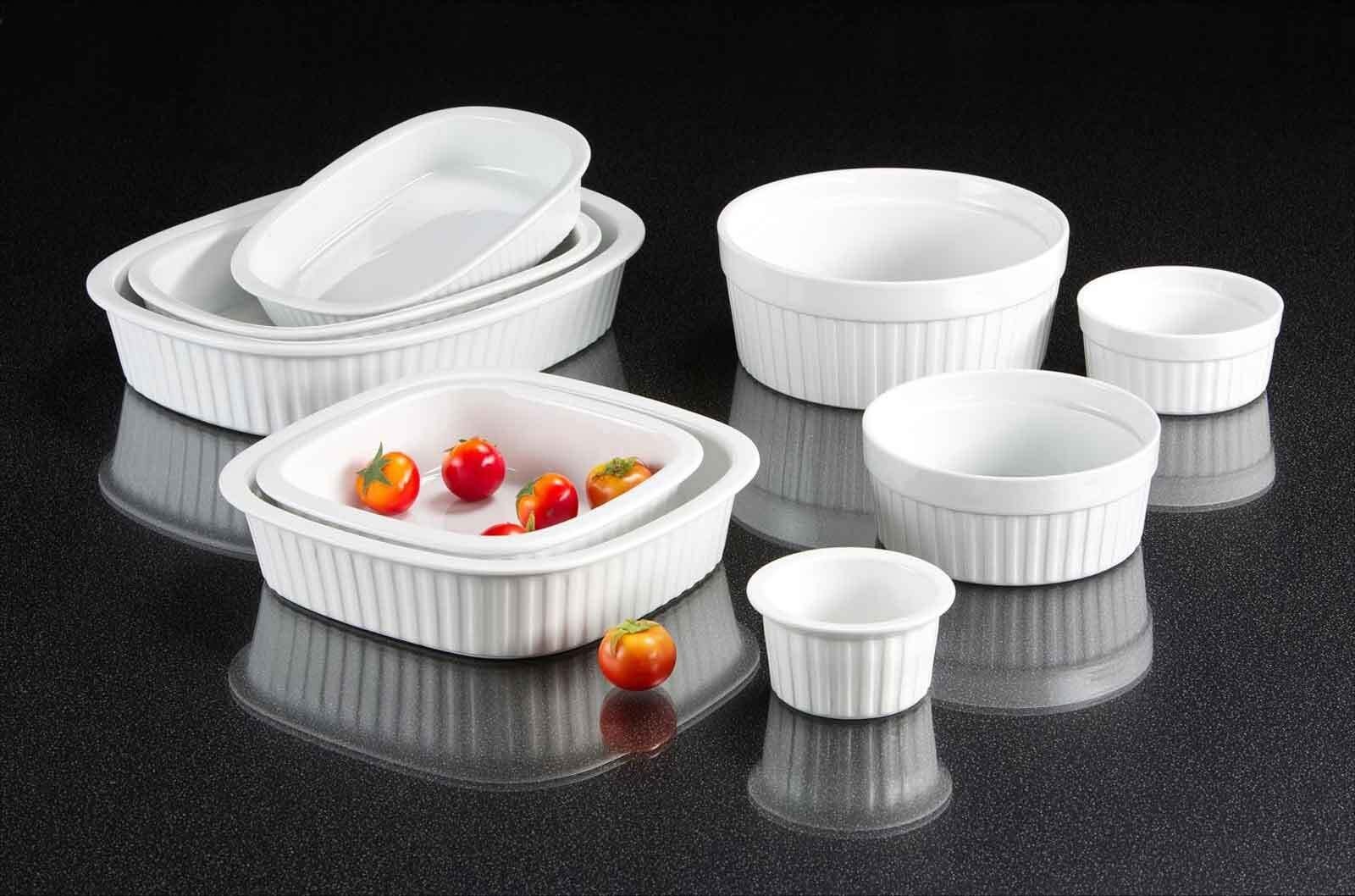 Ritzenhoff & Breker Auflaufform Bianco Auflaufformen ø 11 cm 12er Set, Porzellan, (12-St)