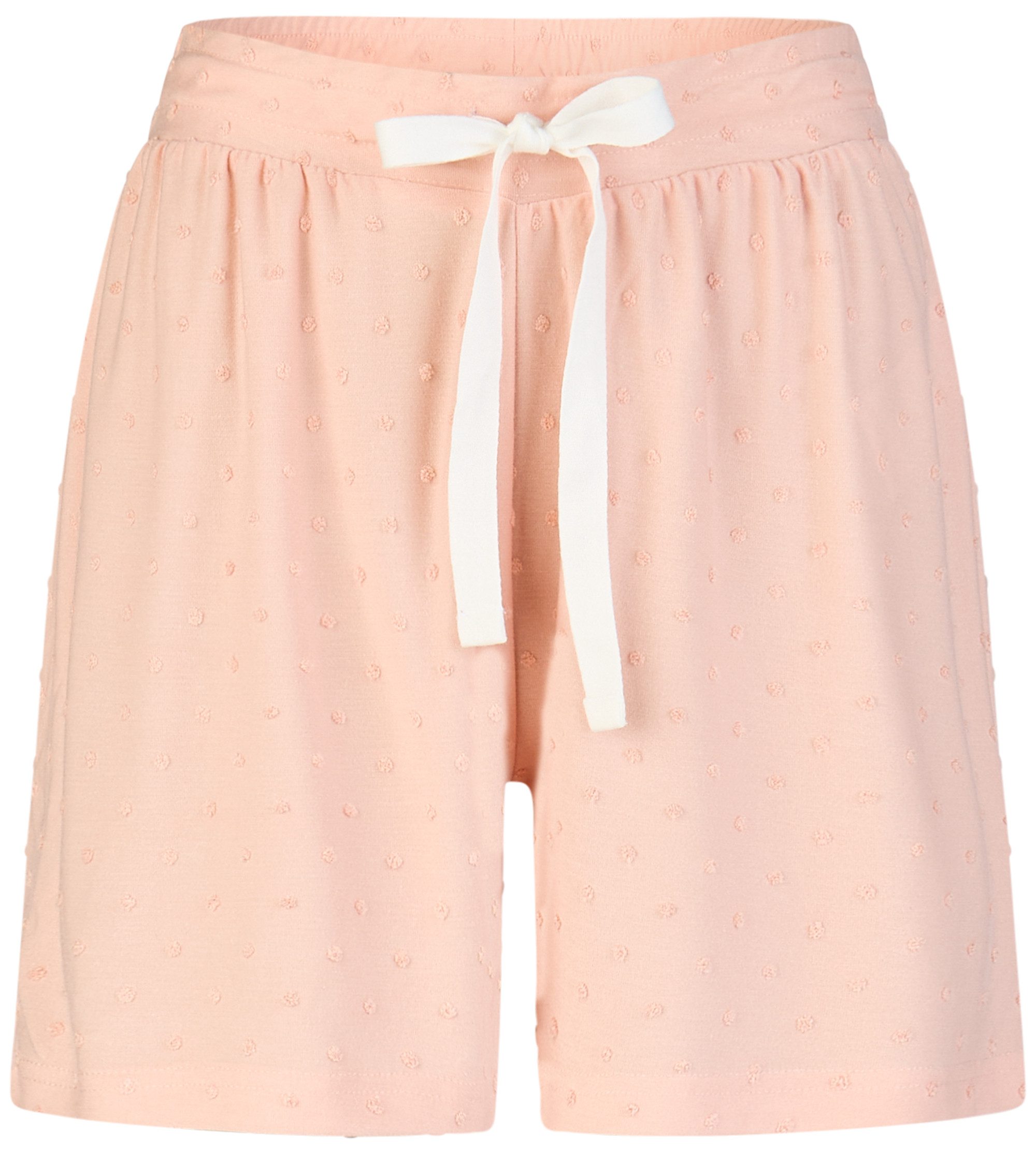 By Louise Pyjamahose Lace Luxury (1-tlg., 1-teilig) Damen Schlafhose Pyjamahose Shorts kurz Loungewear Viskose