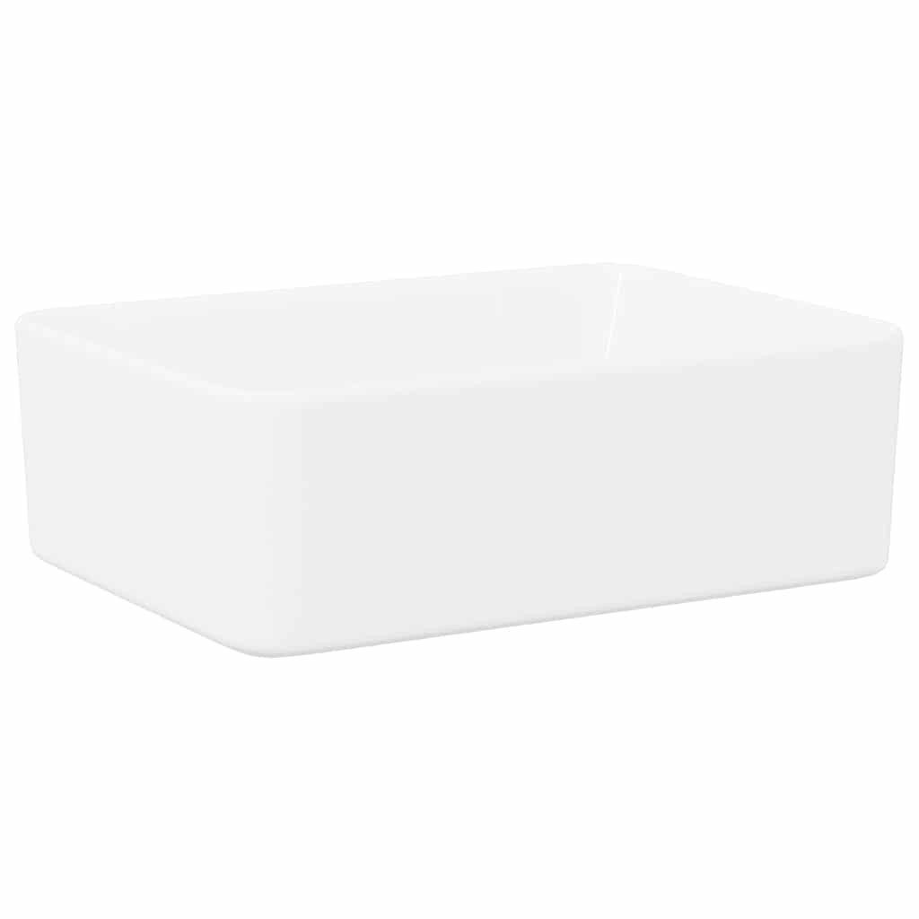 vidaXL Waschbecken Waschbecken 40 x 30 x 13 cm Keramik Weiß