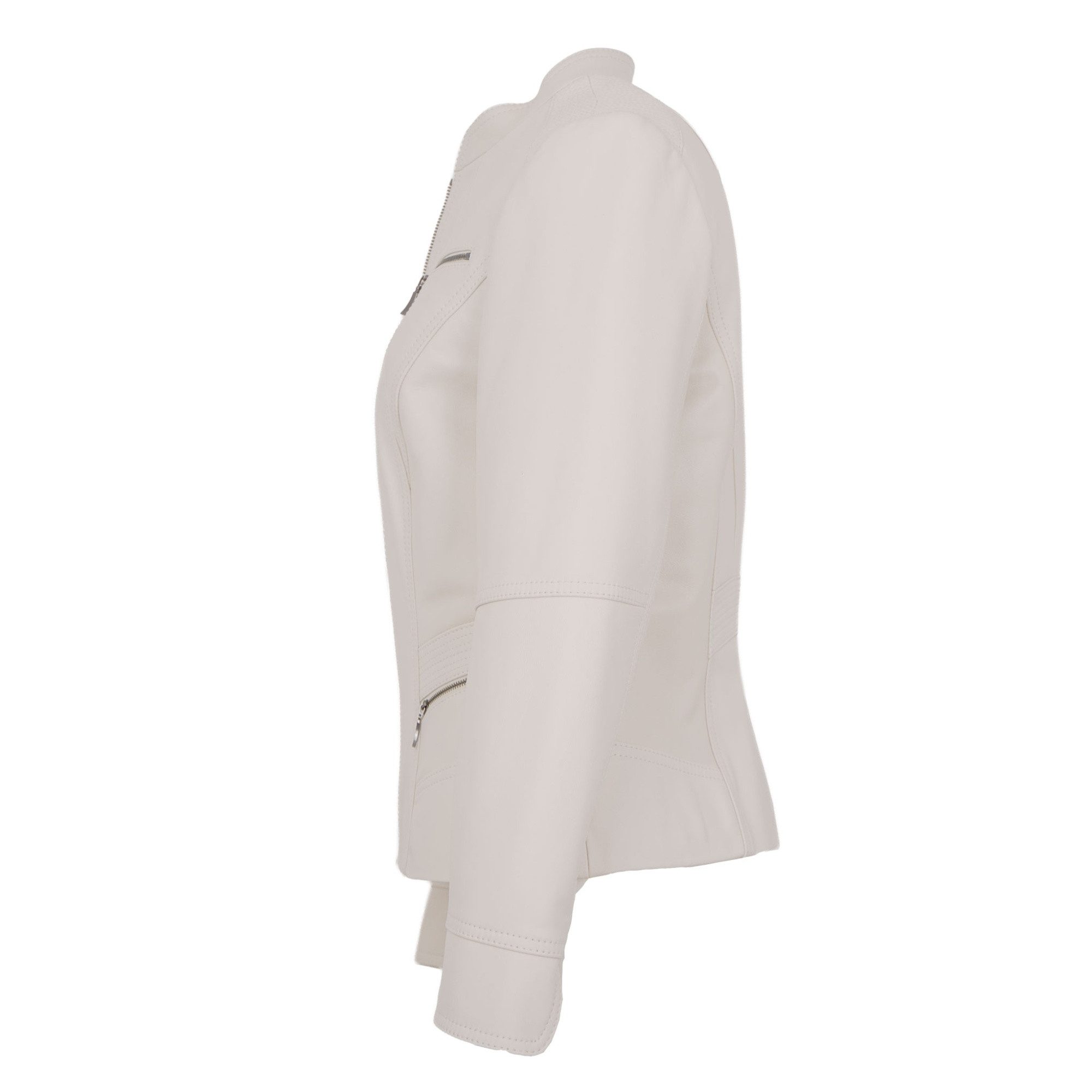 Maddox Lederjacke Clari MADDOX - Damen Lederjacke Lammnappa weiß günstig online kaufen