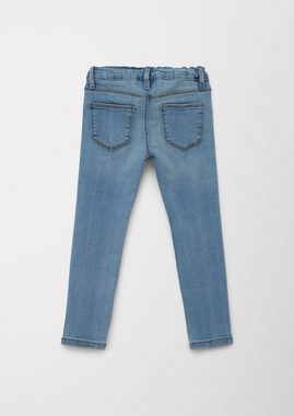 s.Oliver Stoffhose Jeans Treggings / Regular Fit / High Rise / Tapered Leg Waschung